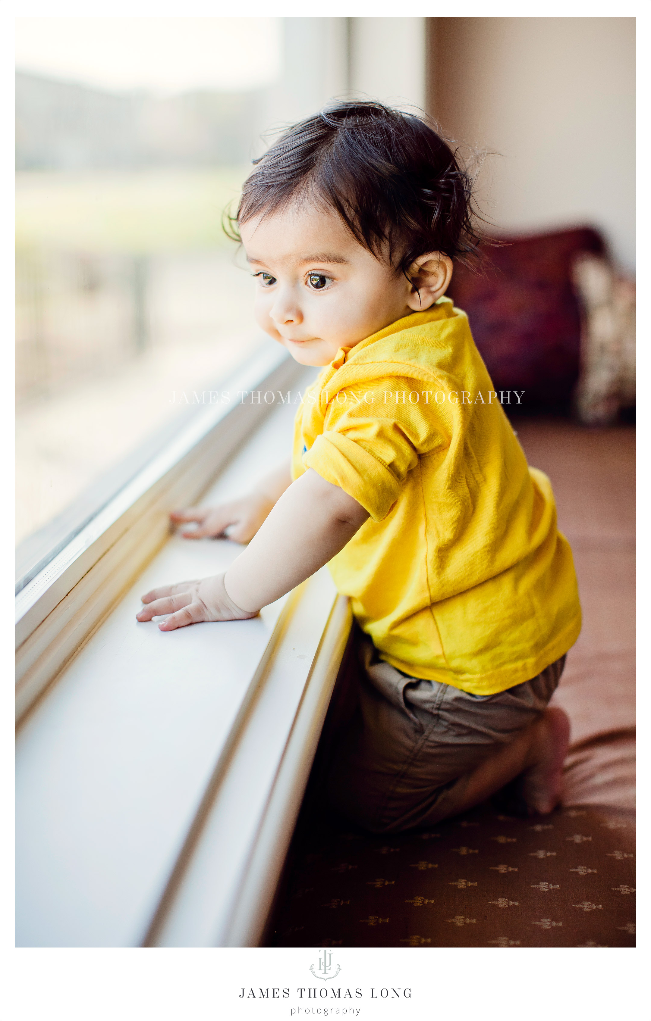 Adorable Cute 10 month baby boy family photography session by James Thomas Long Photography