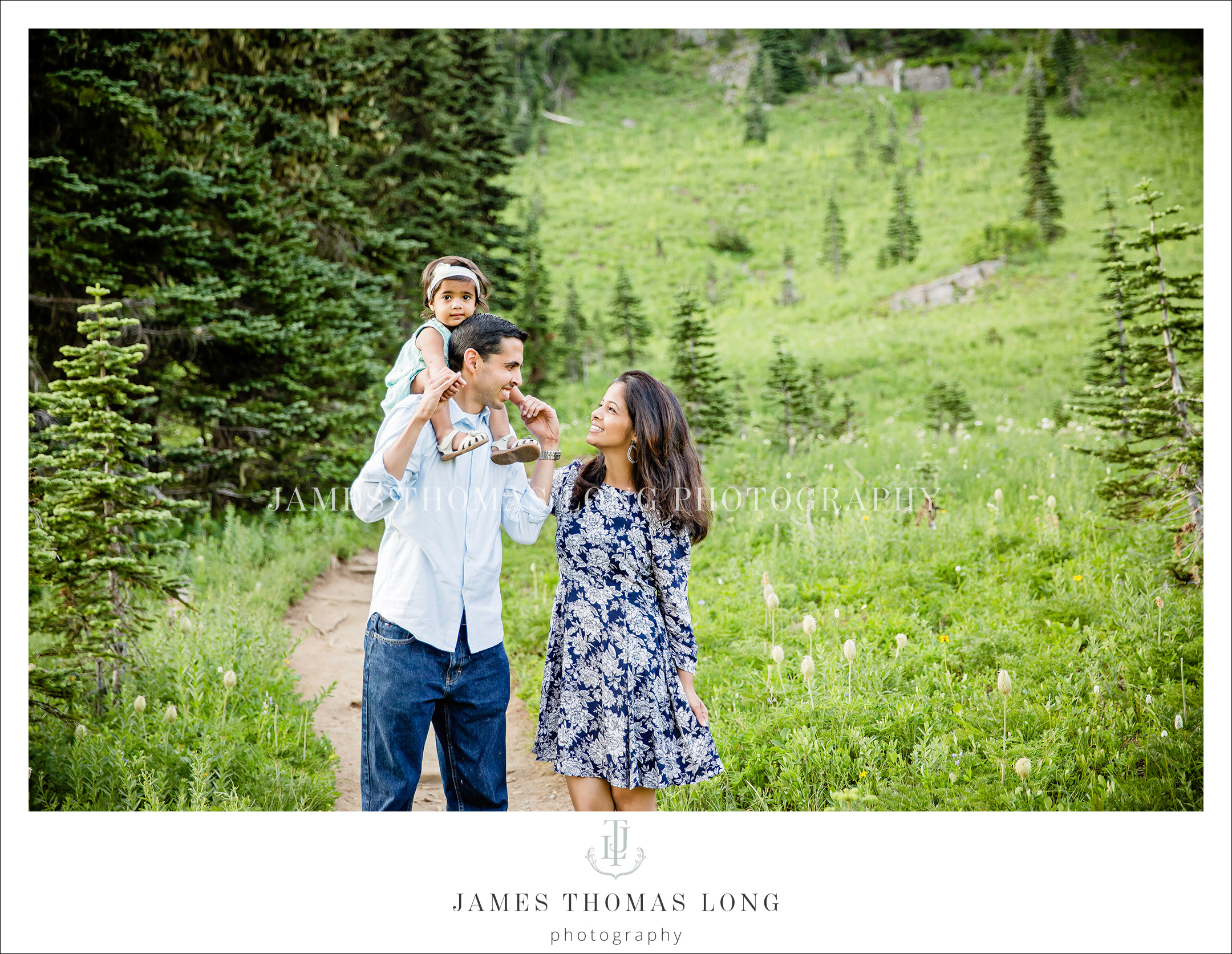 Seattle Mount Rainier WA family photography session by James Thomas Long Photography