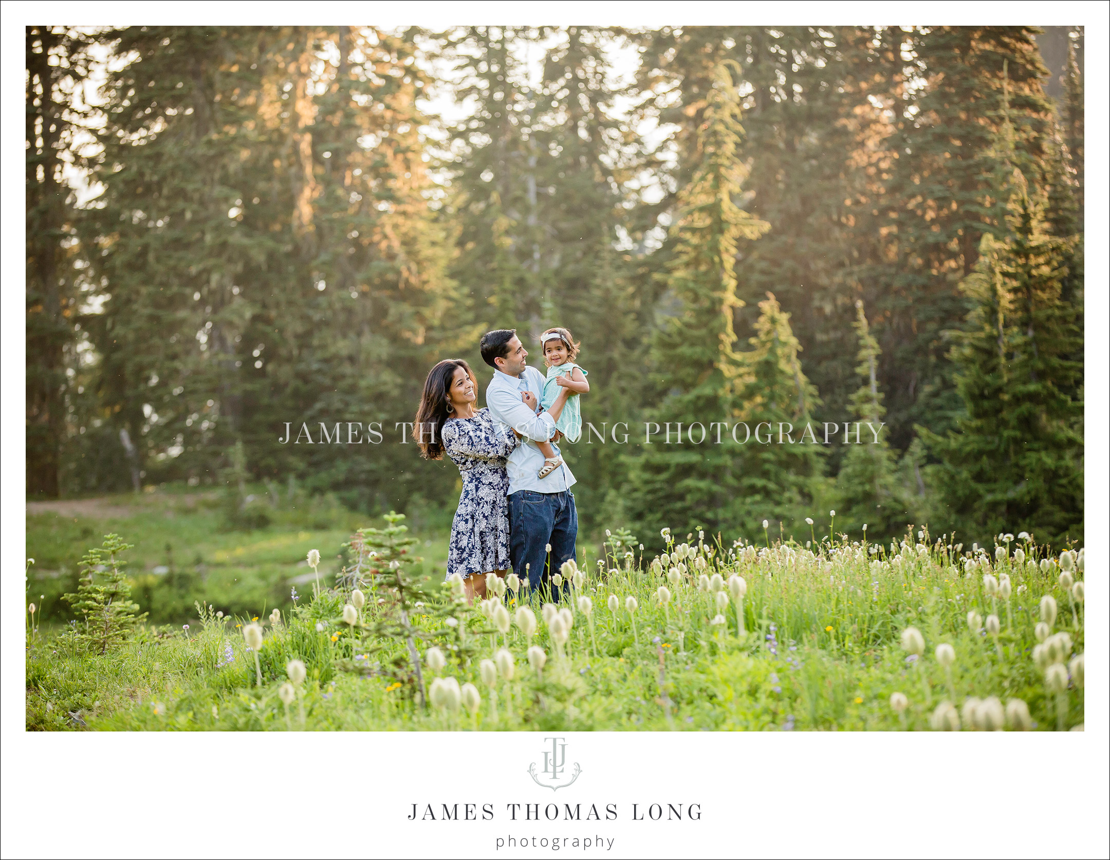 Seattle Mount Rainier WA family photography session by James Thomas Long Photography