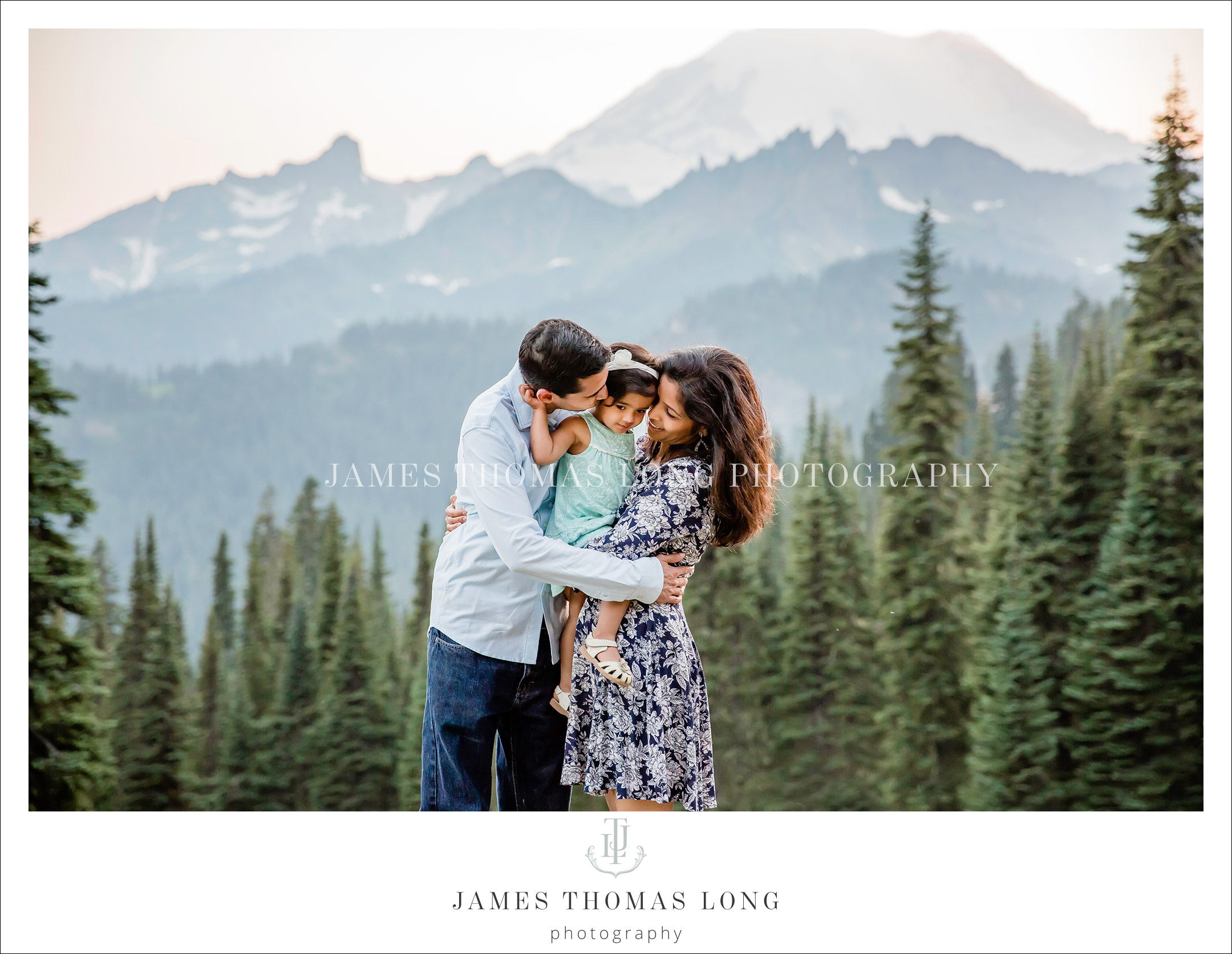 Seattle Mount Rainier WA family photography session by James Thomas Long Photography
