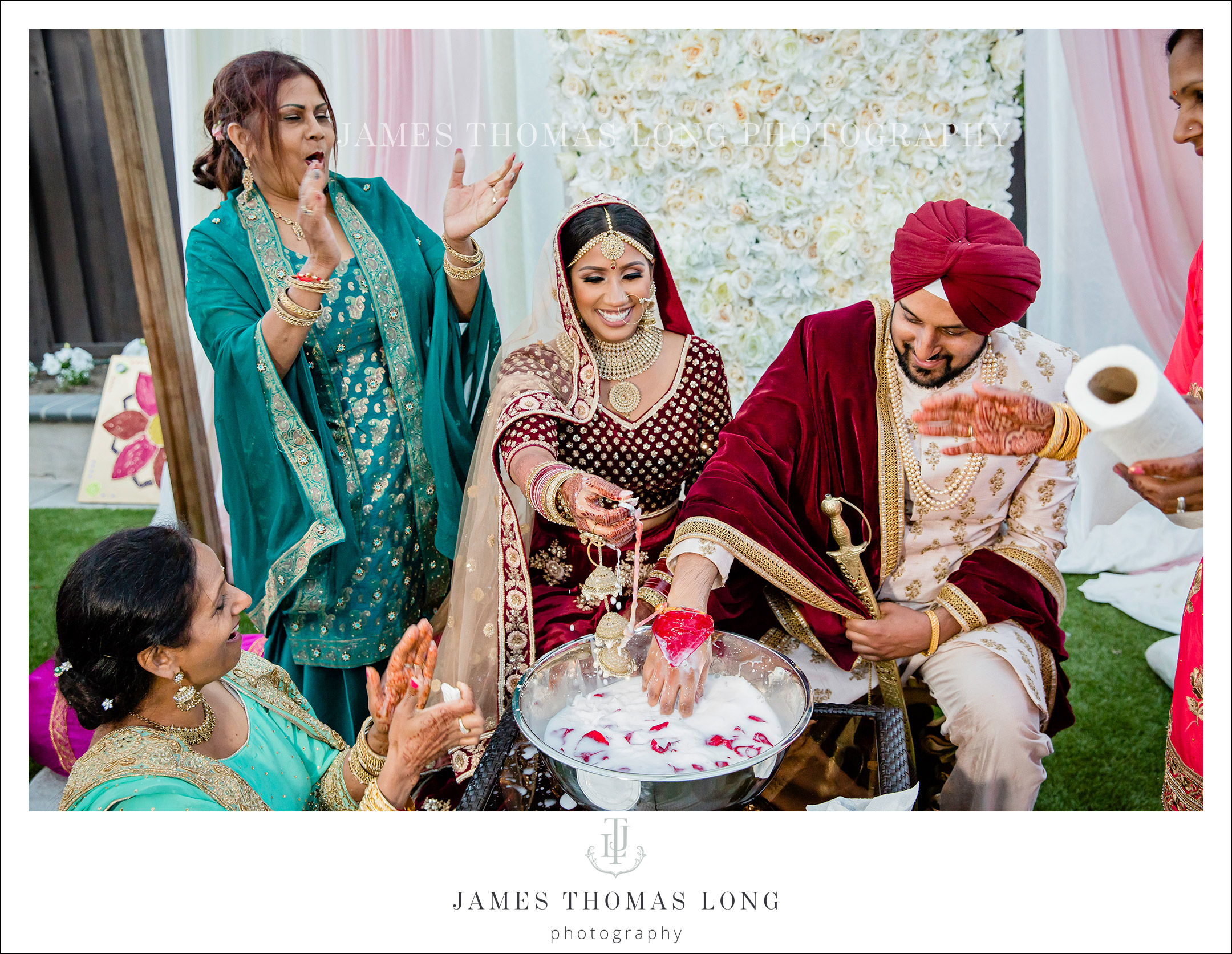 Seattle Indian wedding photographer James Thomas Long Photography