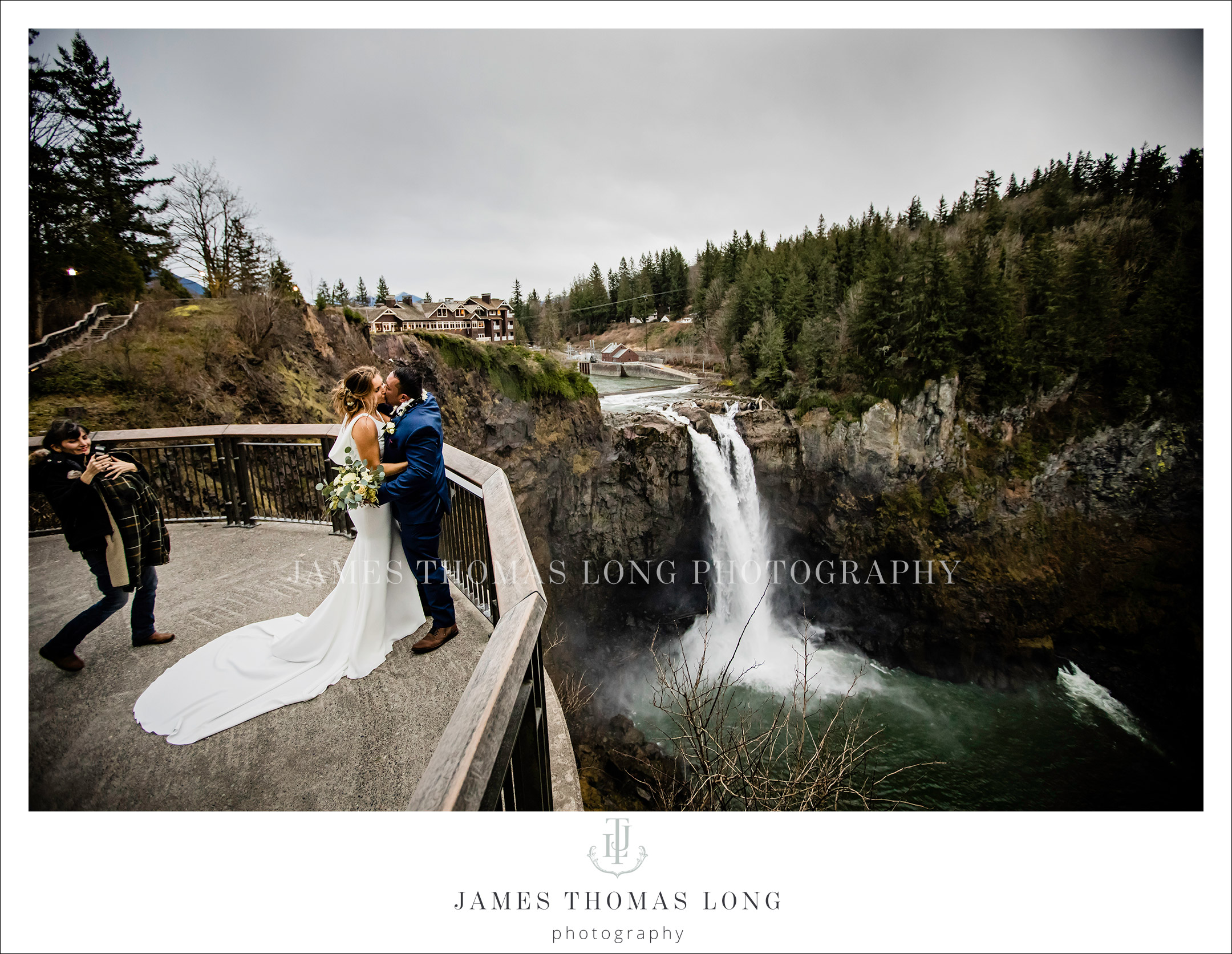 Seattle Snoqualmie Falls Wedding Photographer James Thomas Long Photography