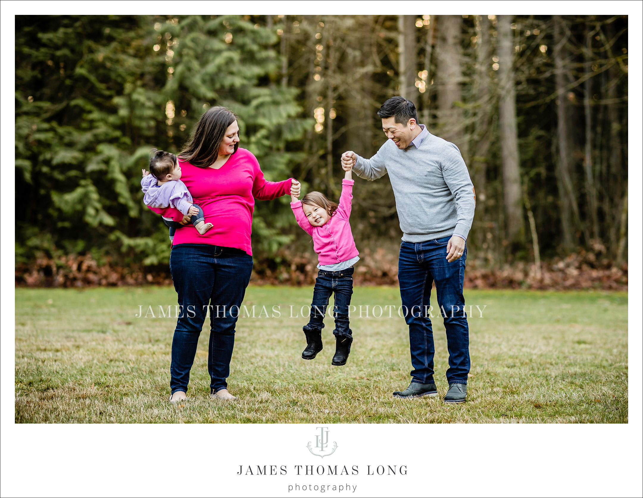 Family Photography session in Redmond WA by Seattle Family Photographer James Thomas Long Photography