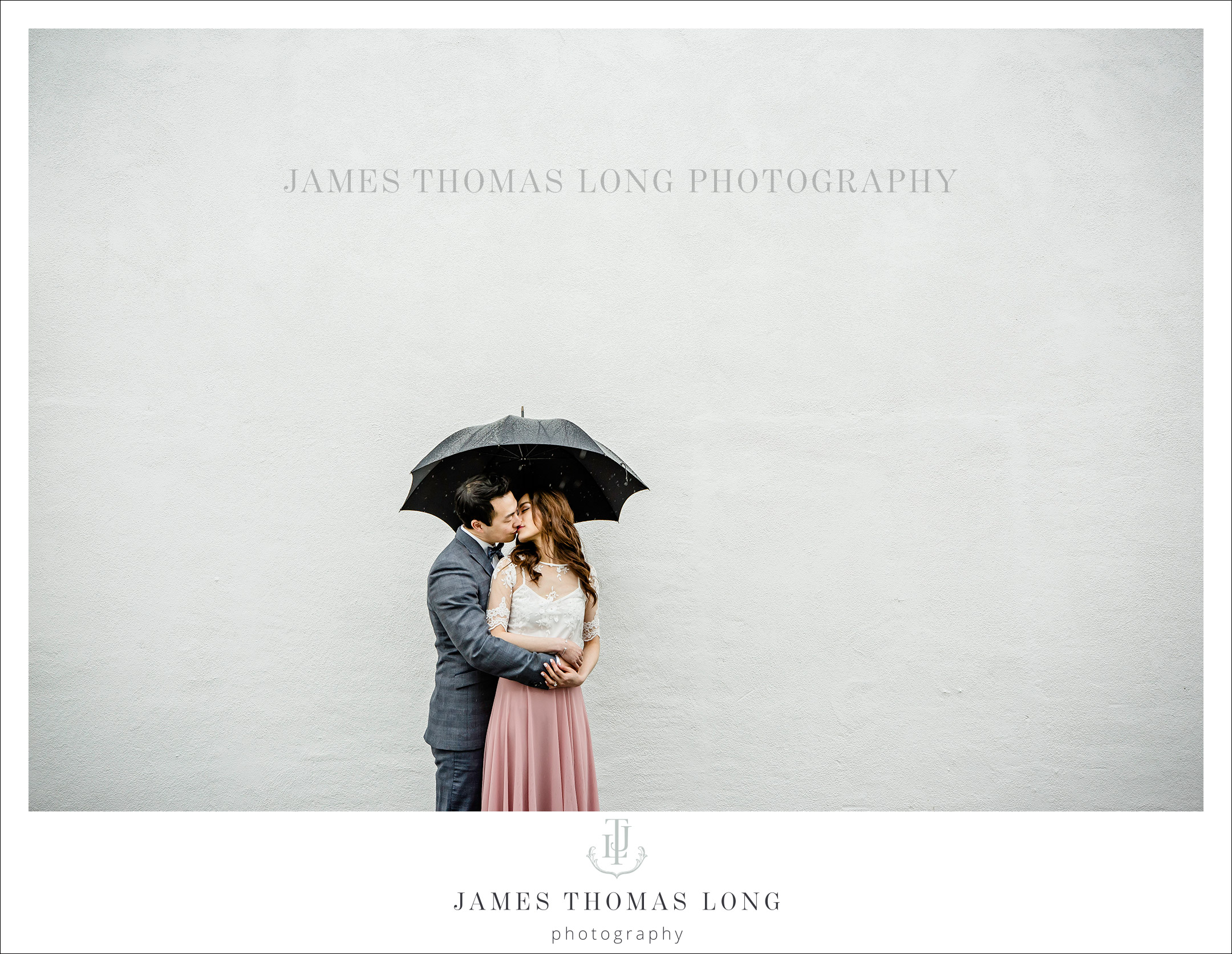 Engagement session in the rain by Seattle Wedding Photographer James Thomas Long Photography