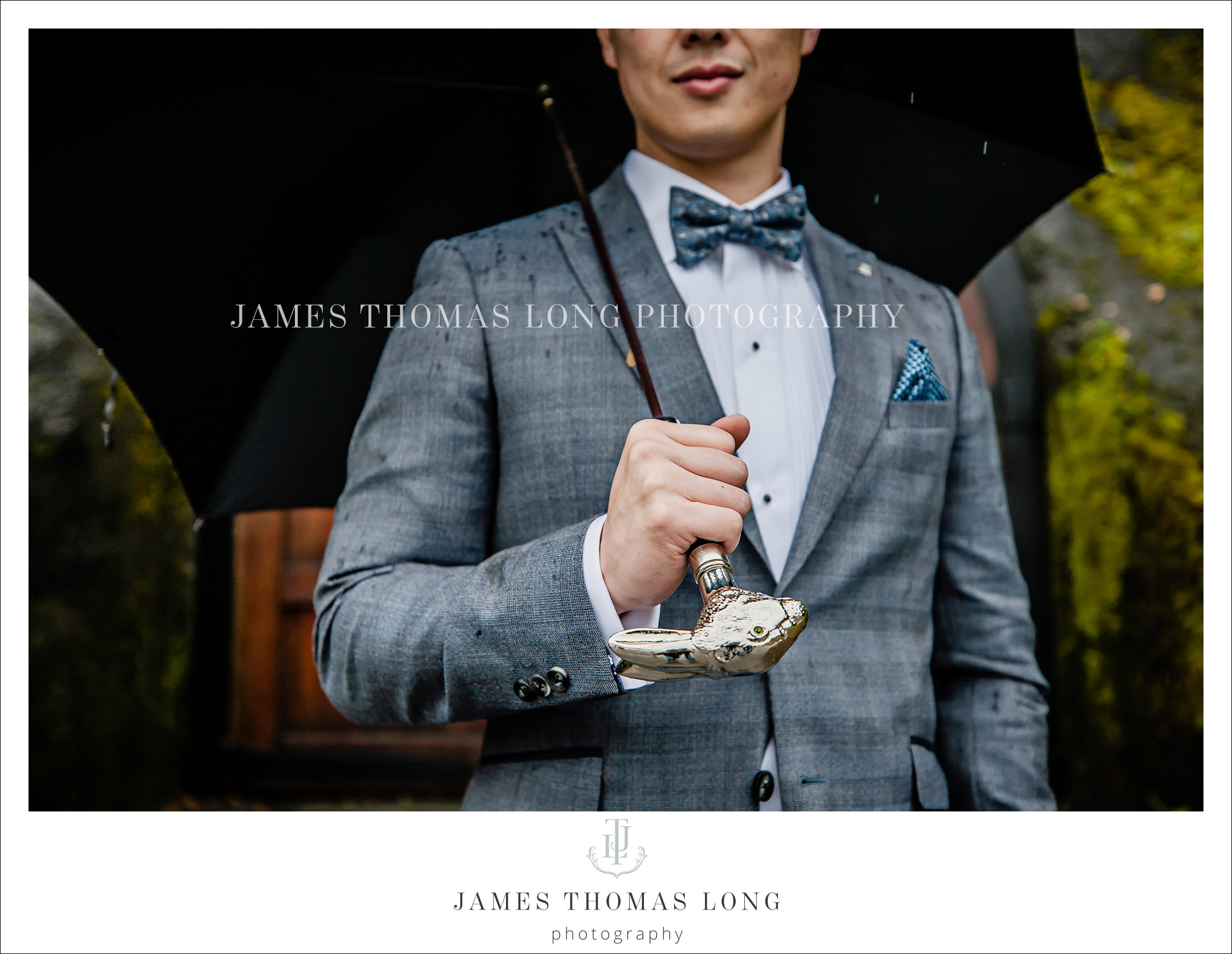 Engagement session in the rain by Seattle Wedding Photographer James Thomas Long Photography