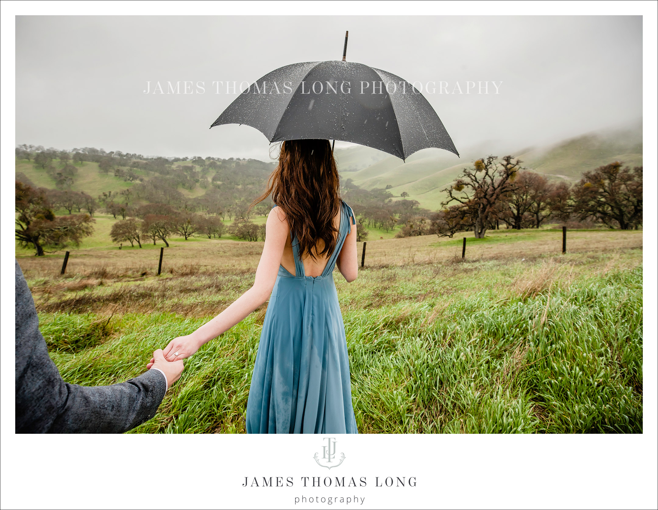 Engagement session in the rain by Seattle Wedding Photographer James Thomas Long Photography