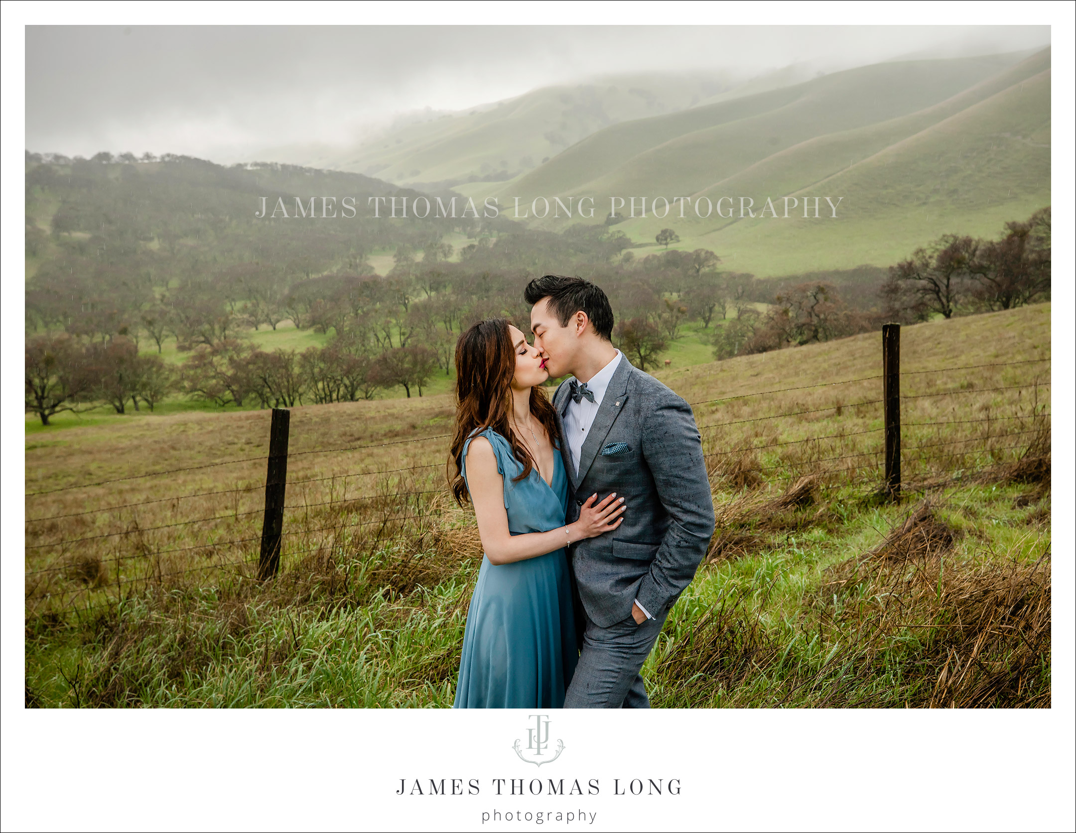 Engagement session in the rain by Seattle Wedding Photographer James Thomas Long Photography