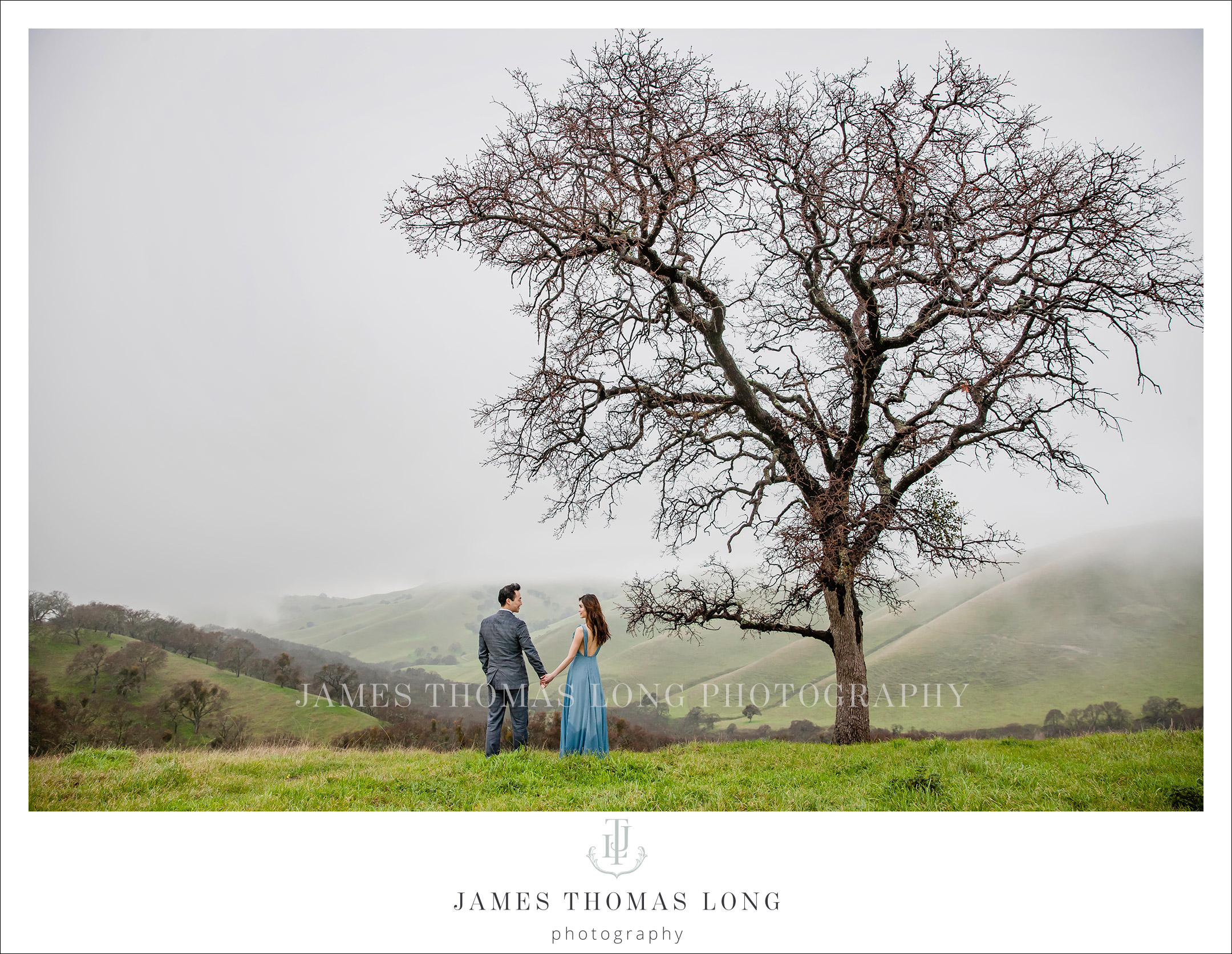 Engagement session in the rain by Seattle Wedding Photographer James Thomas Long Photography