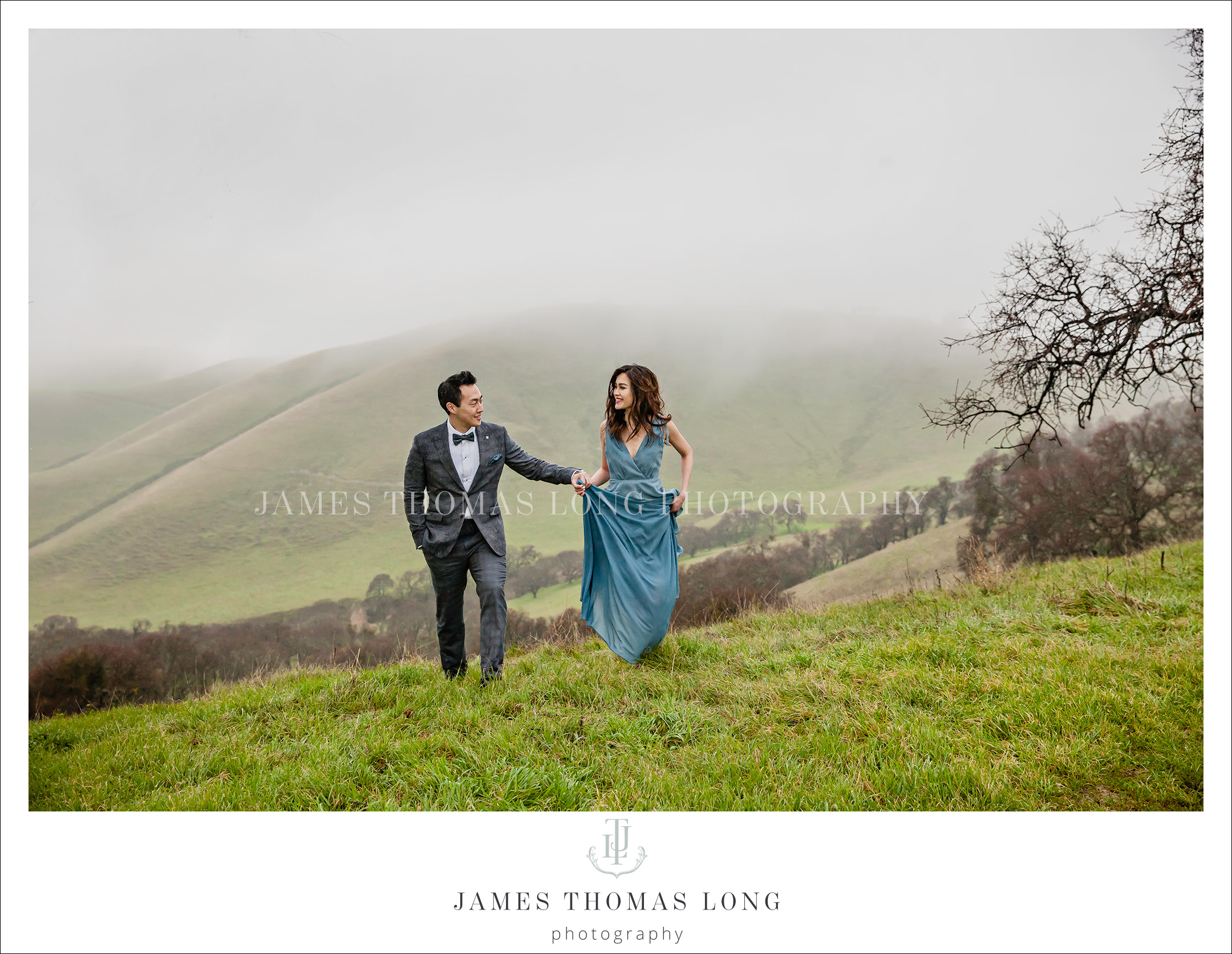 Engagement session in the rain by Seattle Wedding Photographer James Thomas Long Photography