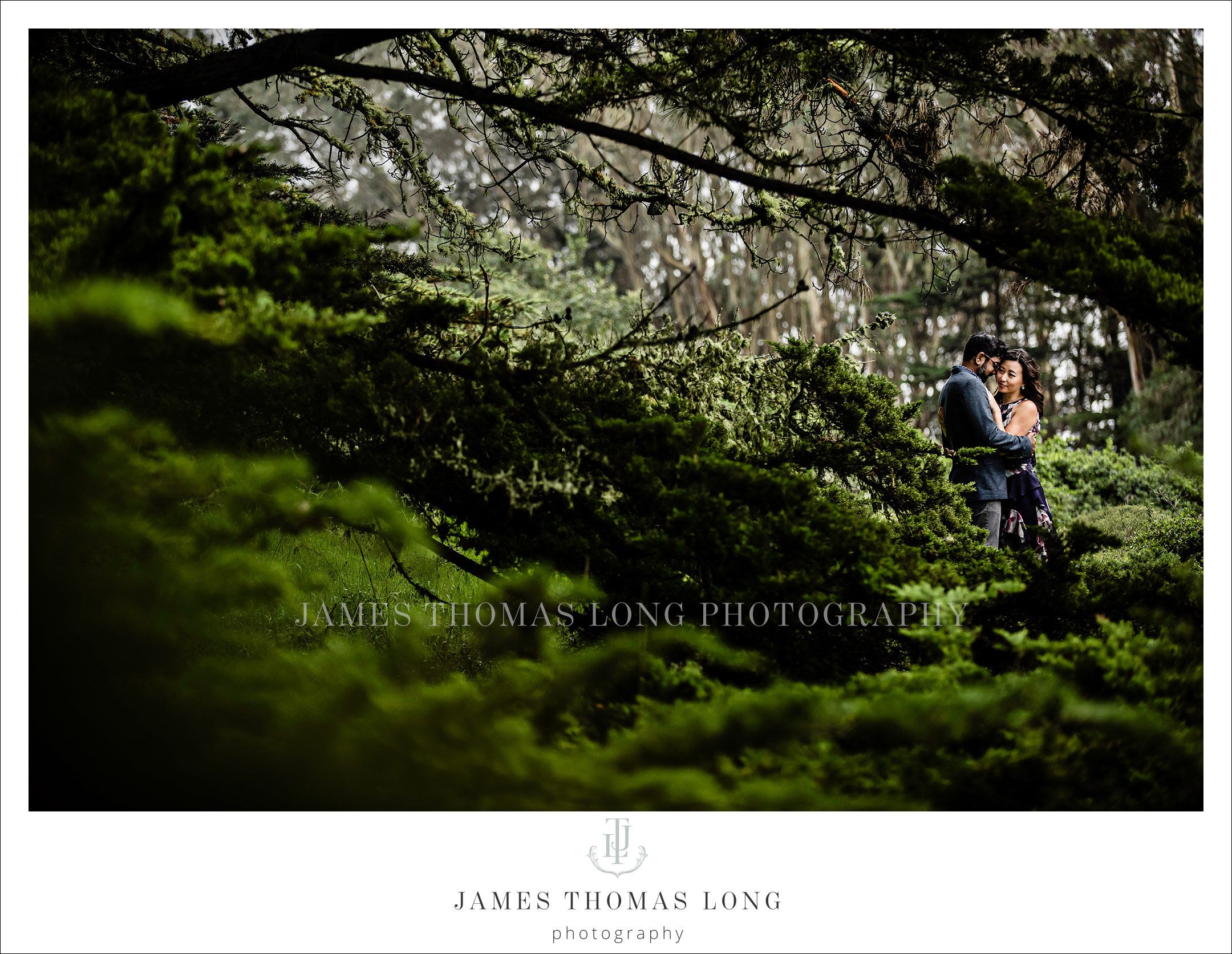 Destination engagement session in San Francisco by Seattle Wedding Photographer James Thomas Long Photography