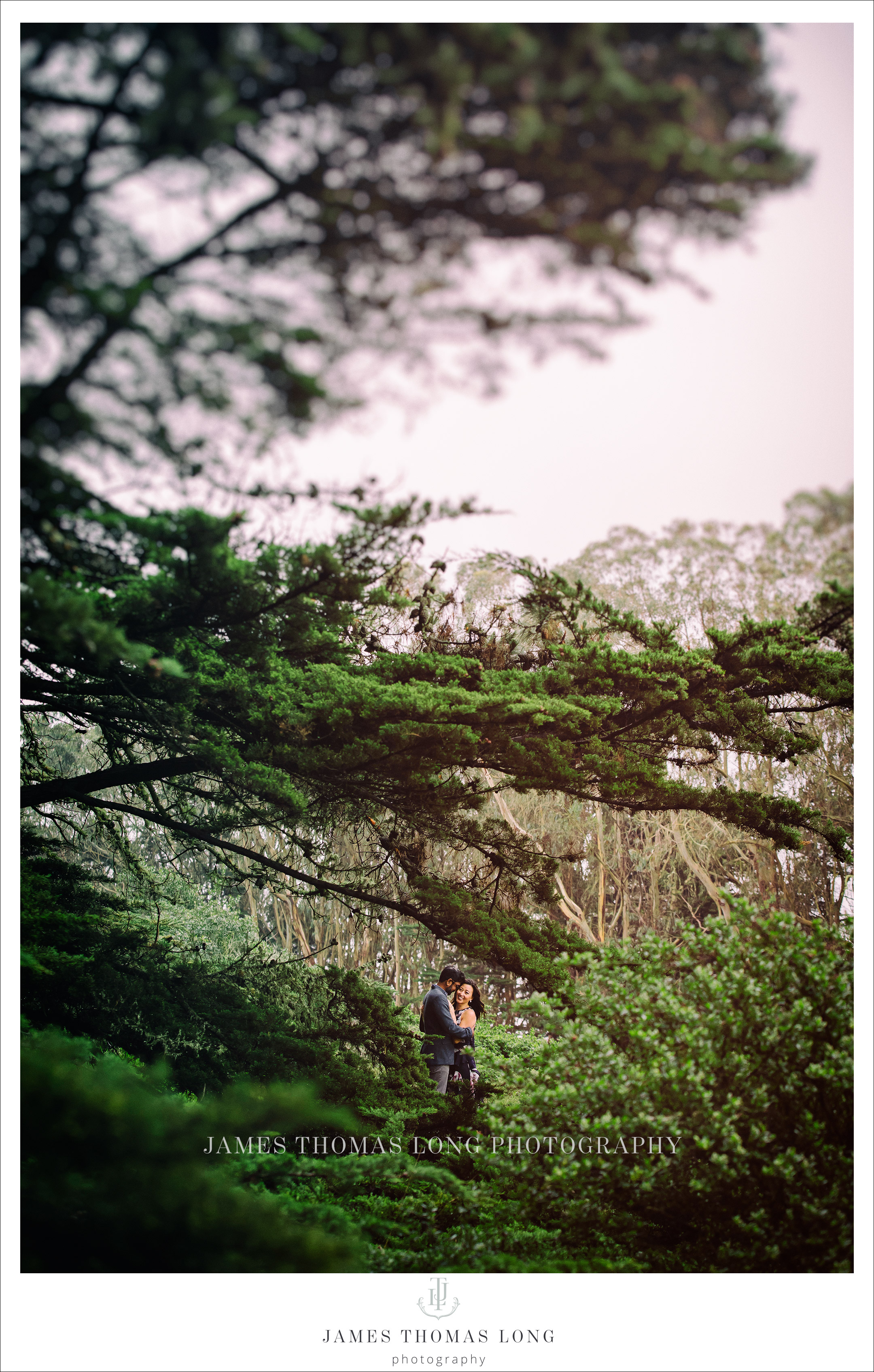 Destination engagement session in San Francisco by Seattle Wedding Photographer James Thomas Long Photography