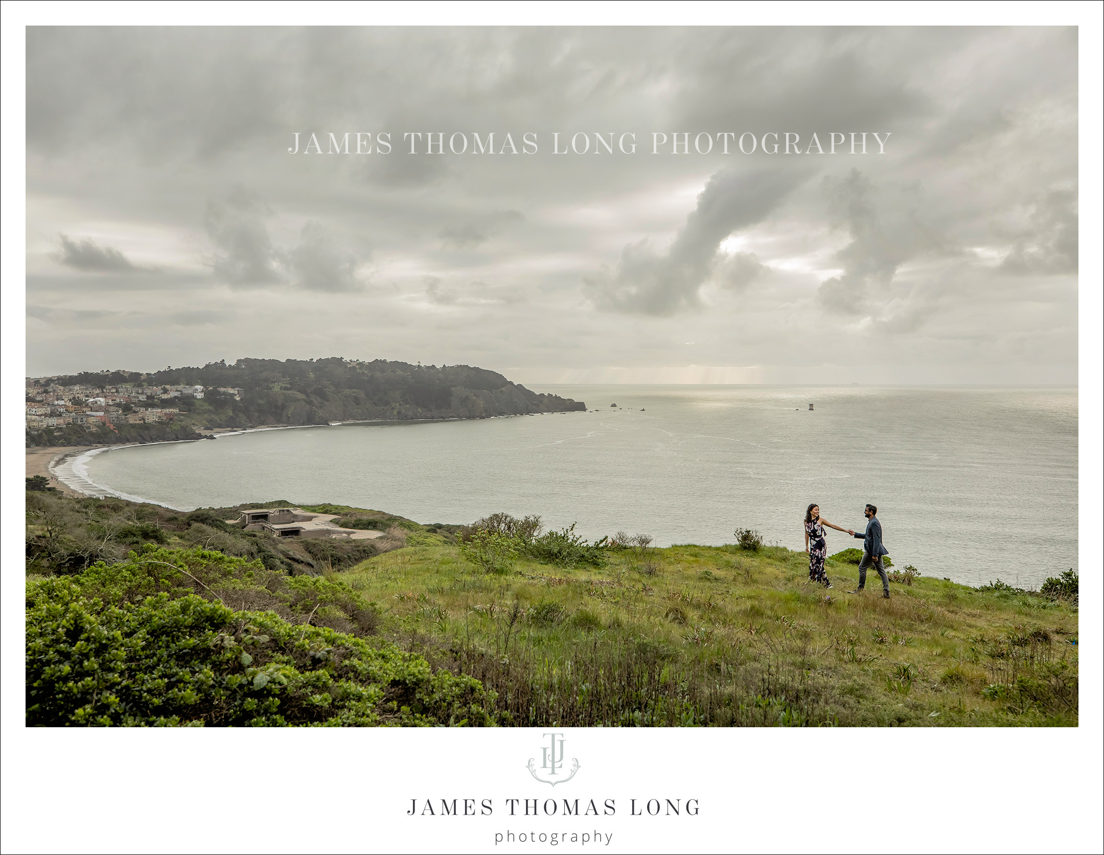 Destination engagement session in San Francisco by Seattle Wedding Photographer James Thomas Long Photography