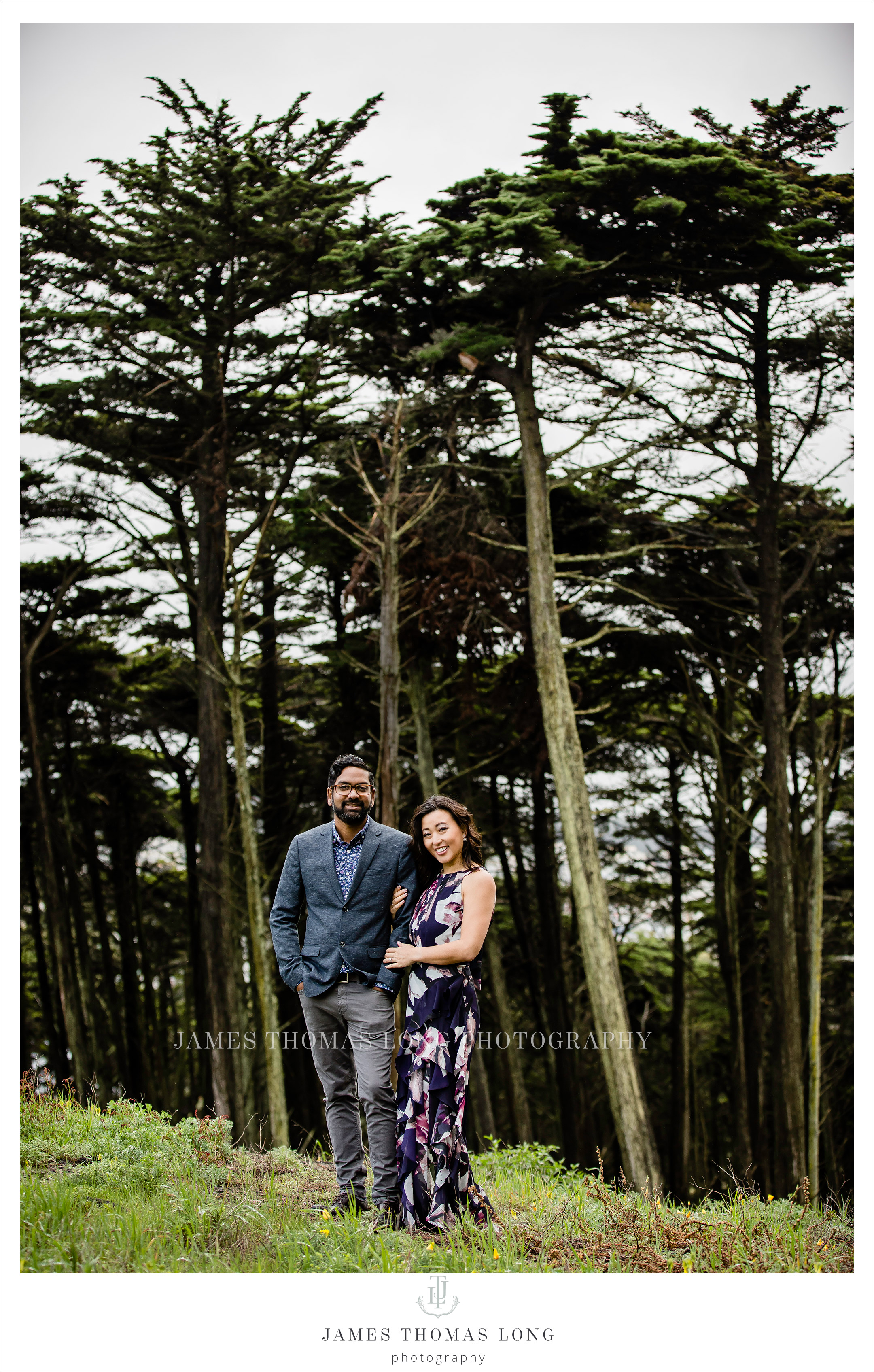 Destination engagement session in San Francisco by Seattle Wedding Photographer James Thomas Long Photography