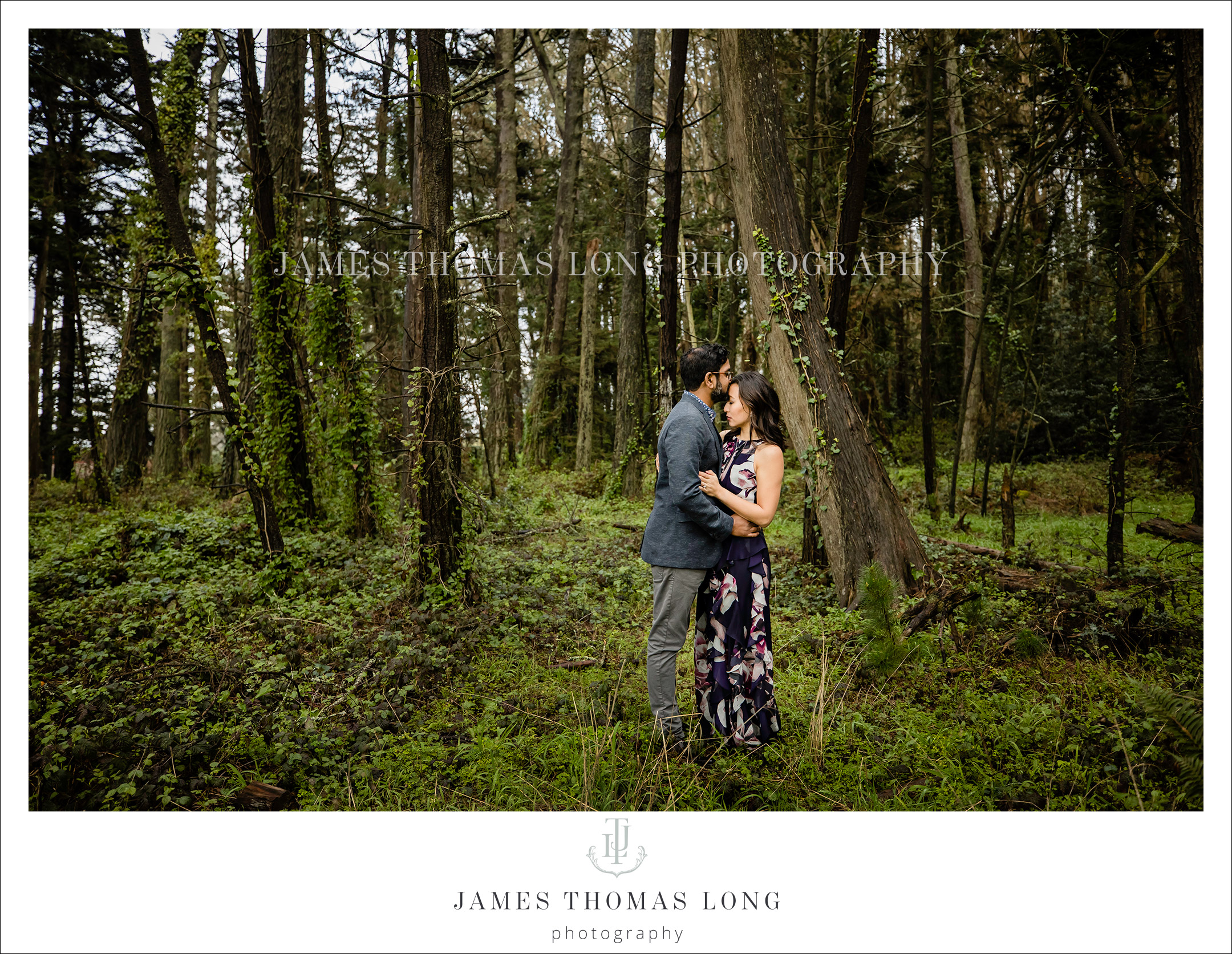 Destination engagement session in San Francisco by Seattle Wedding Photographer James Thomas Long Photography