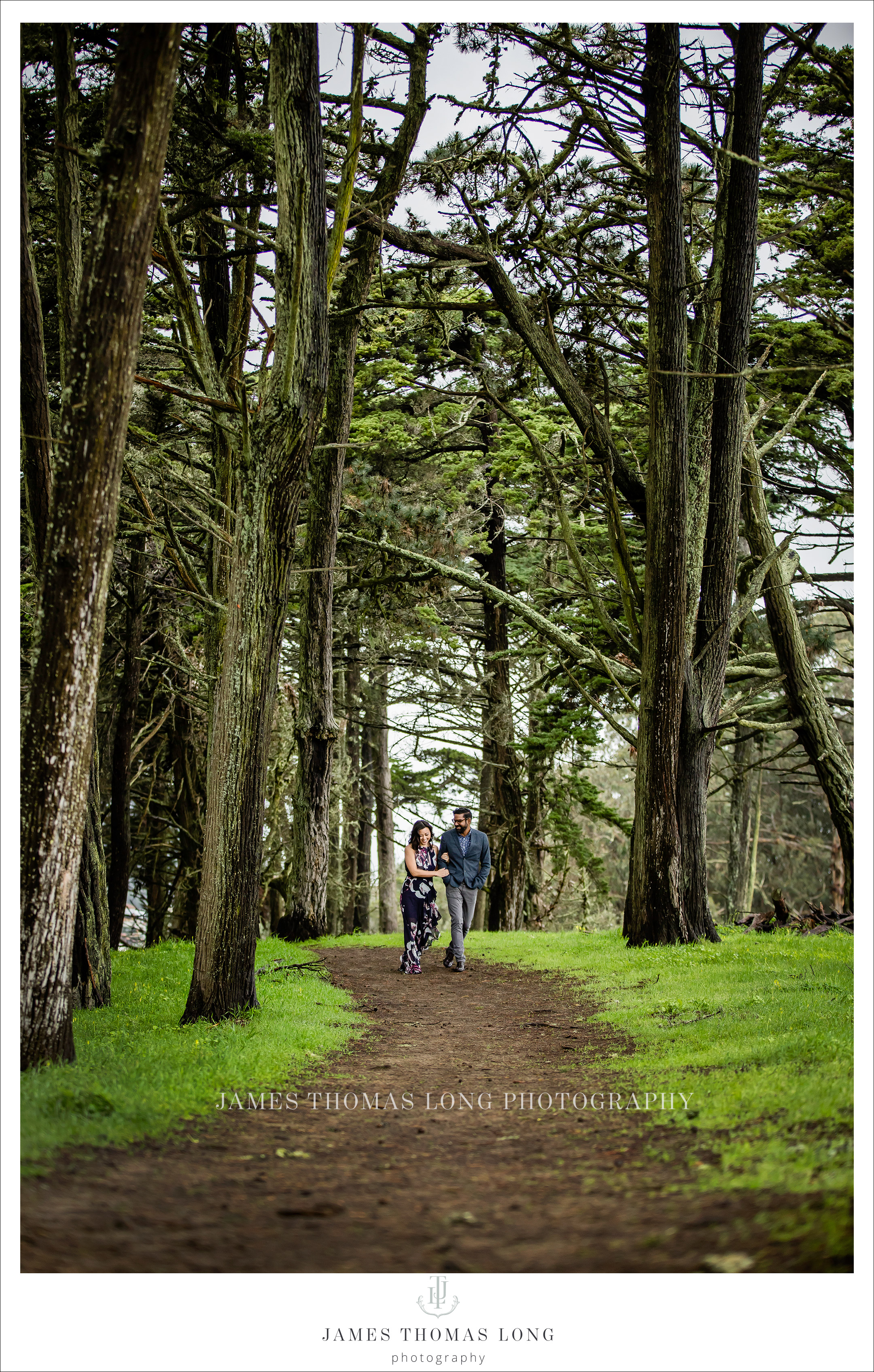 Destination engagement session in San Francisco by Seattle Wedding Photographer James Thomas Long Photography