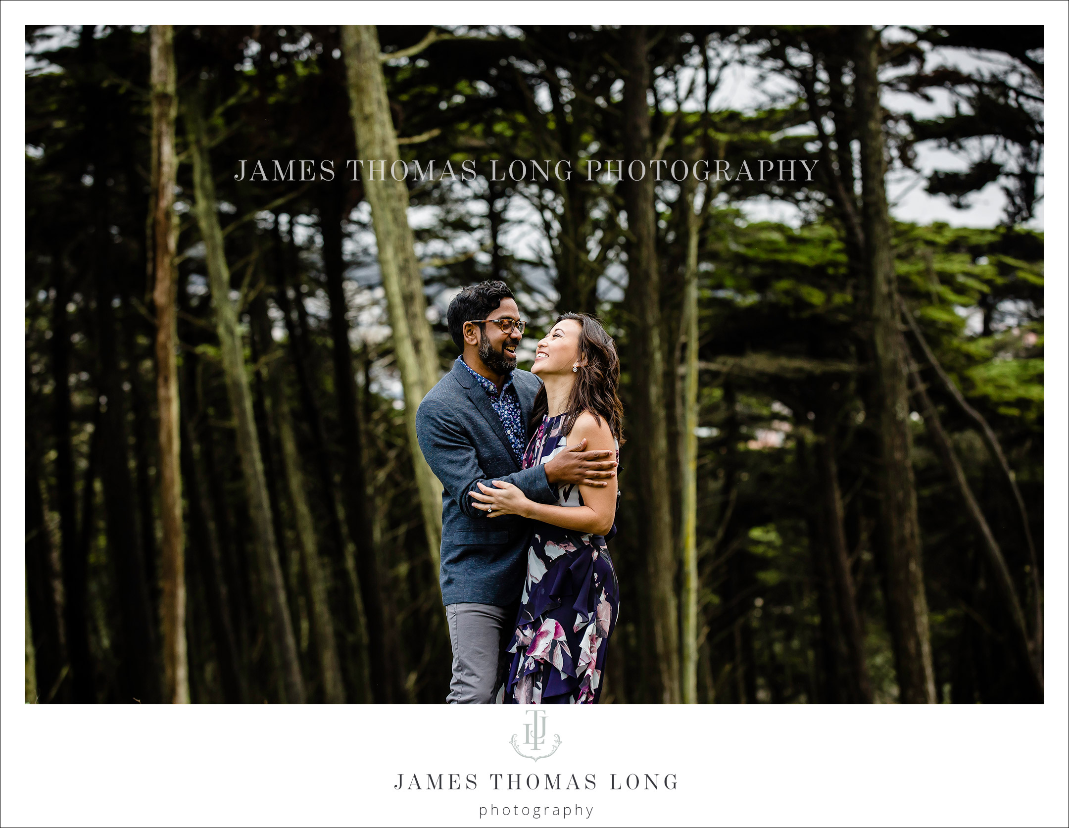 Destination engagement session in San Francisco by Seattle Wedding Photographer James Thomas Long Photography