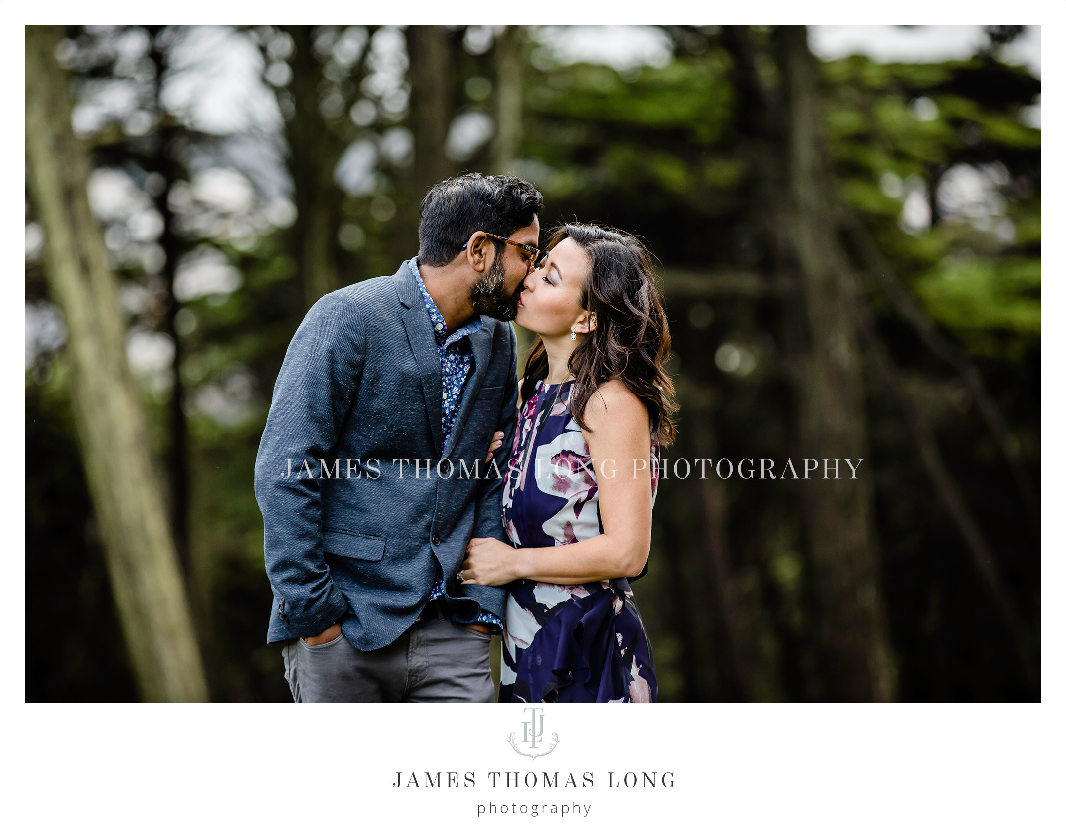 Destination engagement session in San Francisco by Seattle Wedding Photographer James Thomas Long Photography