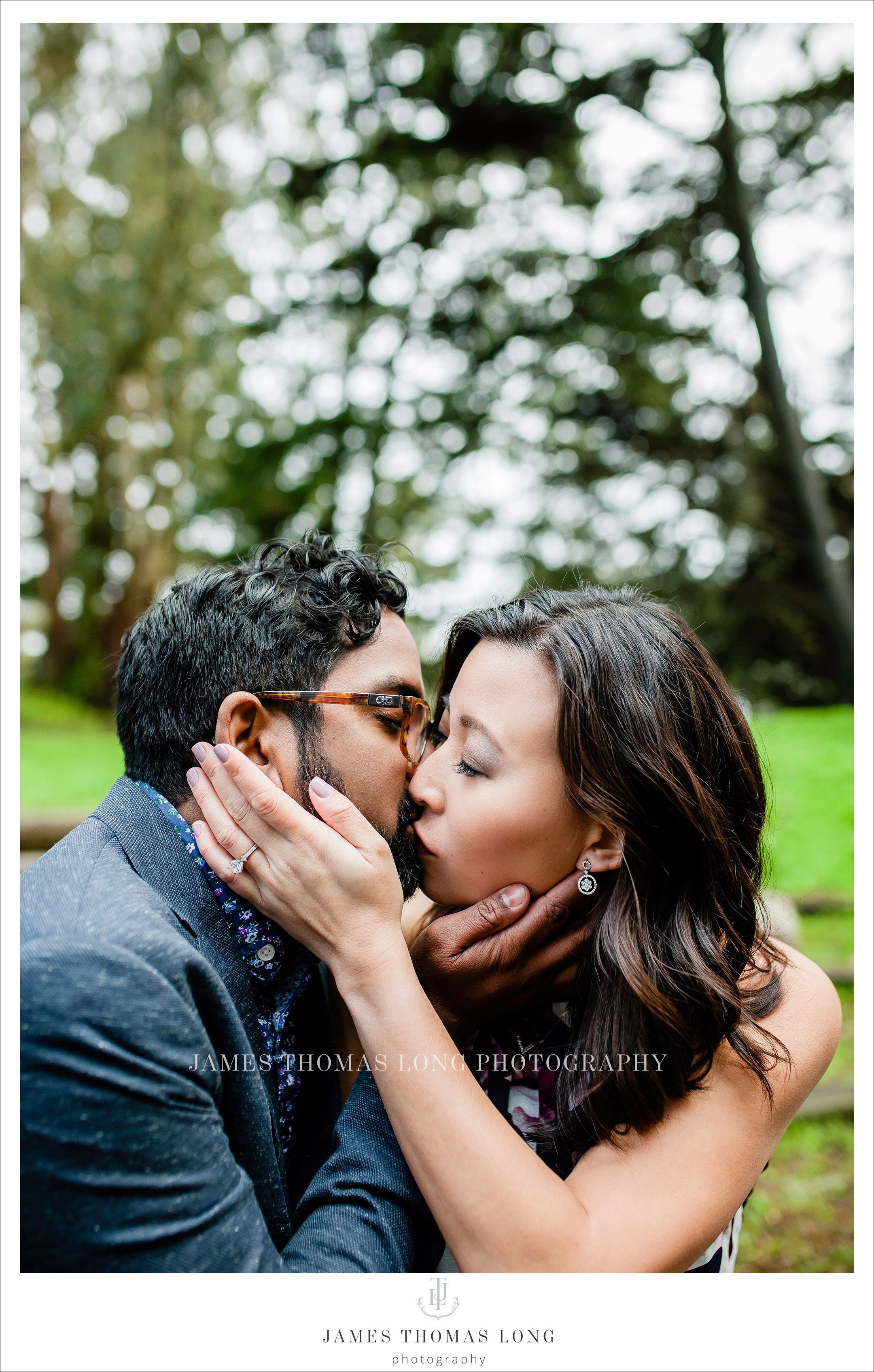 Destination engagement session in San Francisco by Seattle Wedding Photographer James Thomas Long Photography