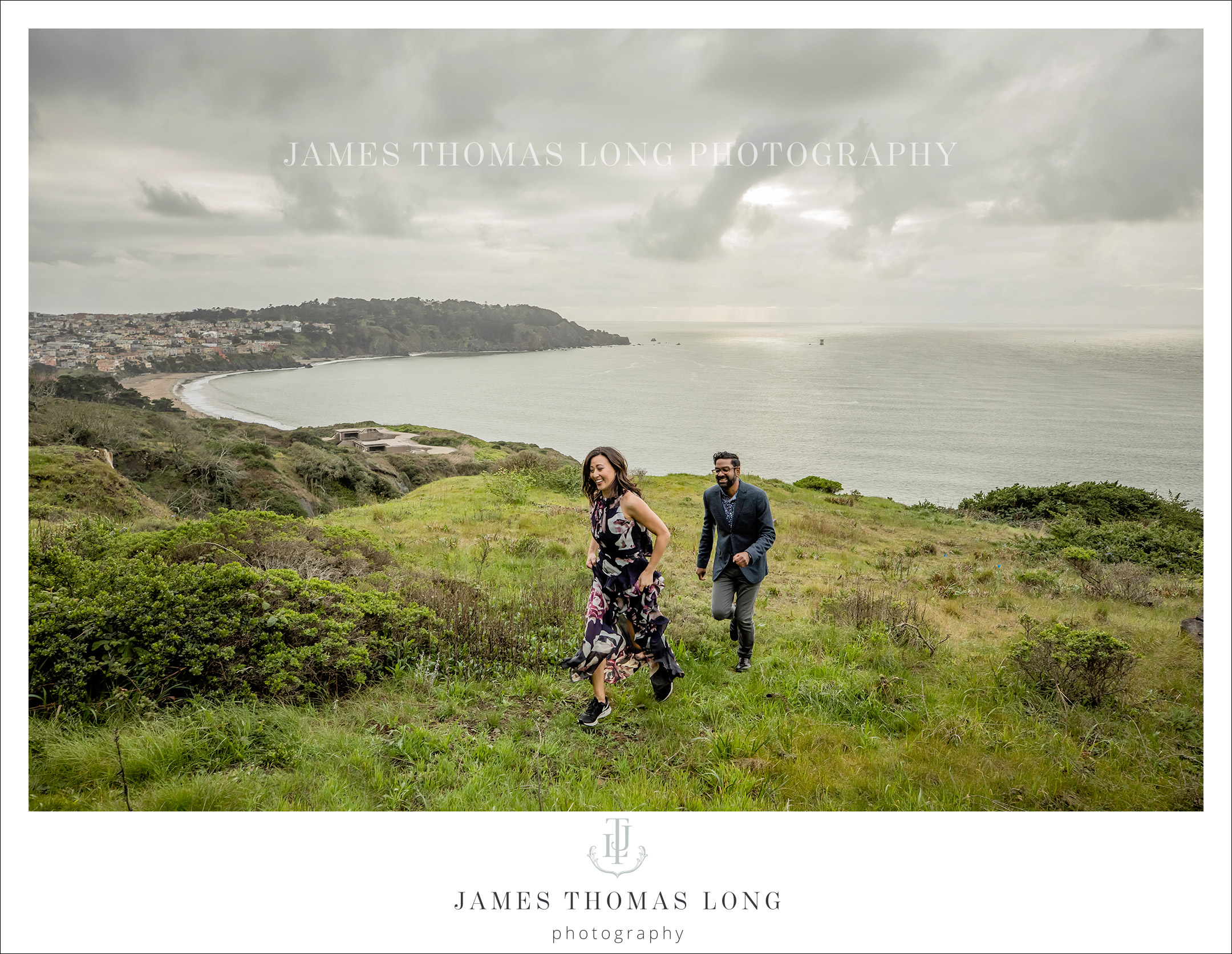 Destination engagement session in San Francisco by Seattle Wedding Photographer James Thomas Long Photography
