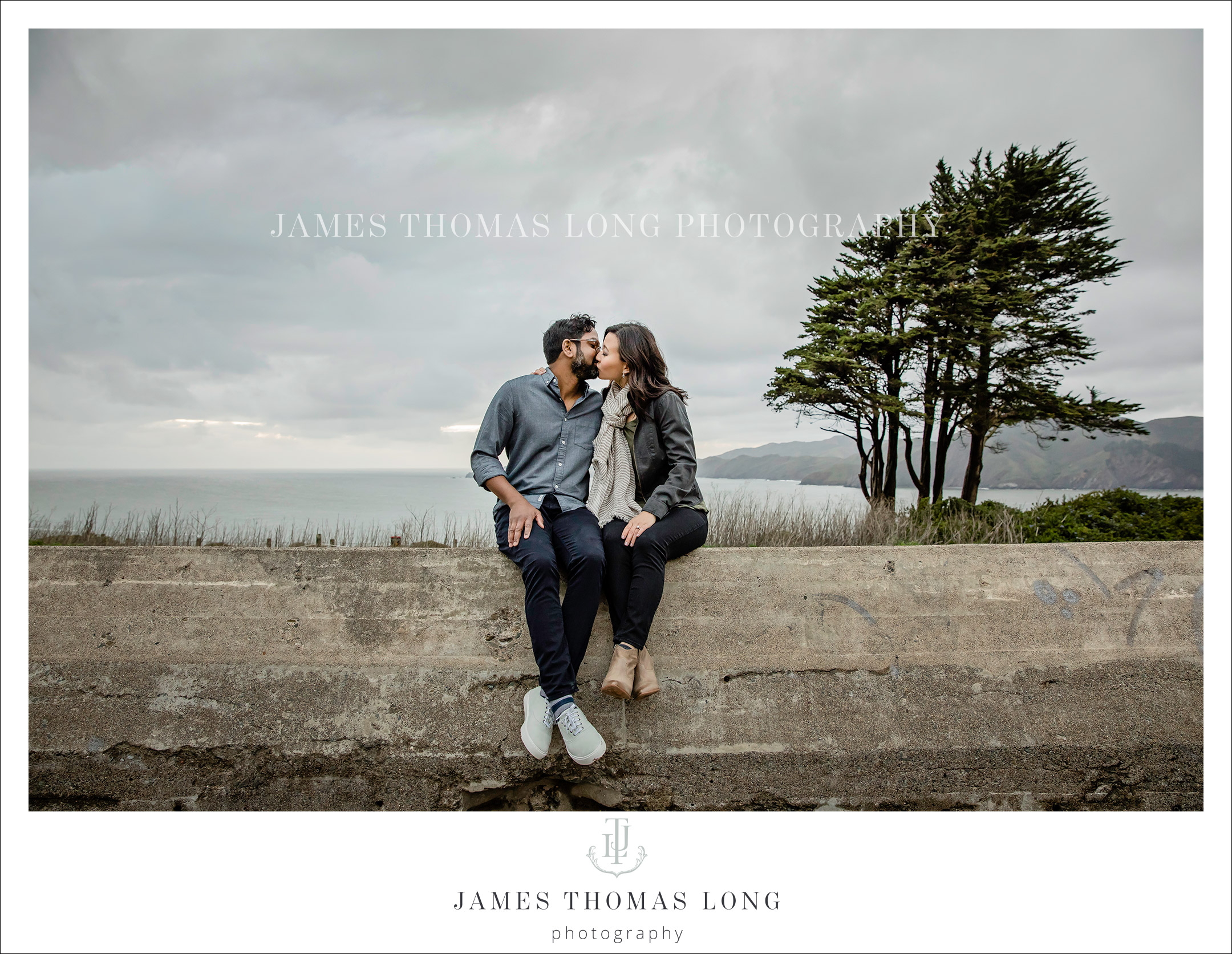 Destination engagement session in San Francisco by Seattle Wedding Photographer James Thomas Long Photography