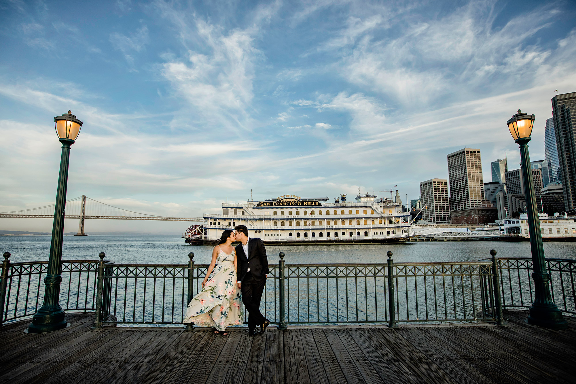 San Francisco Embarcadero engagement session by James Thomas Long Photography