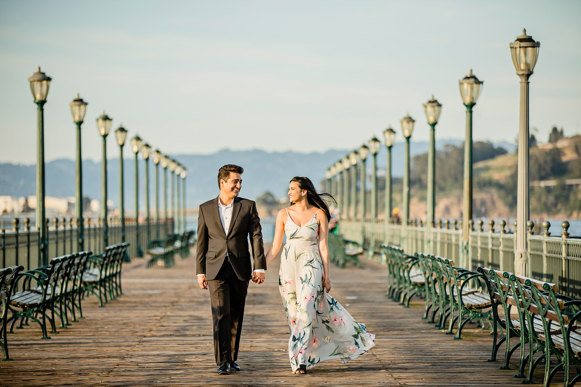 San Francisco Embarcadero engagement session by James Thomas Long Photography