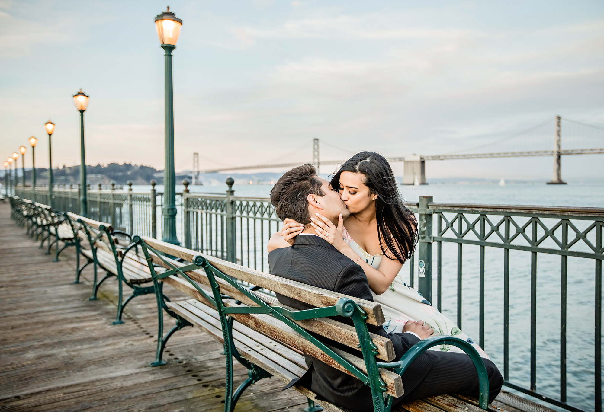 San Francisco Embarcadero engagement session by James Thomas Long Photography