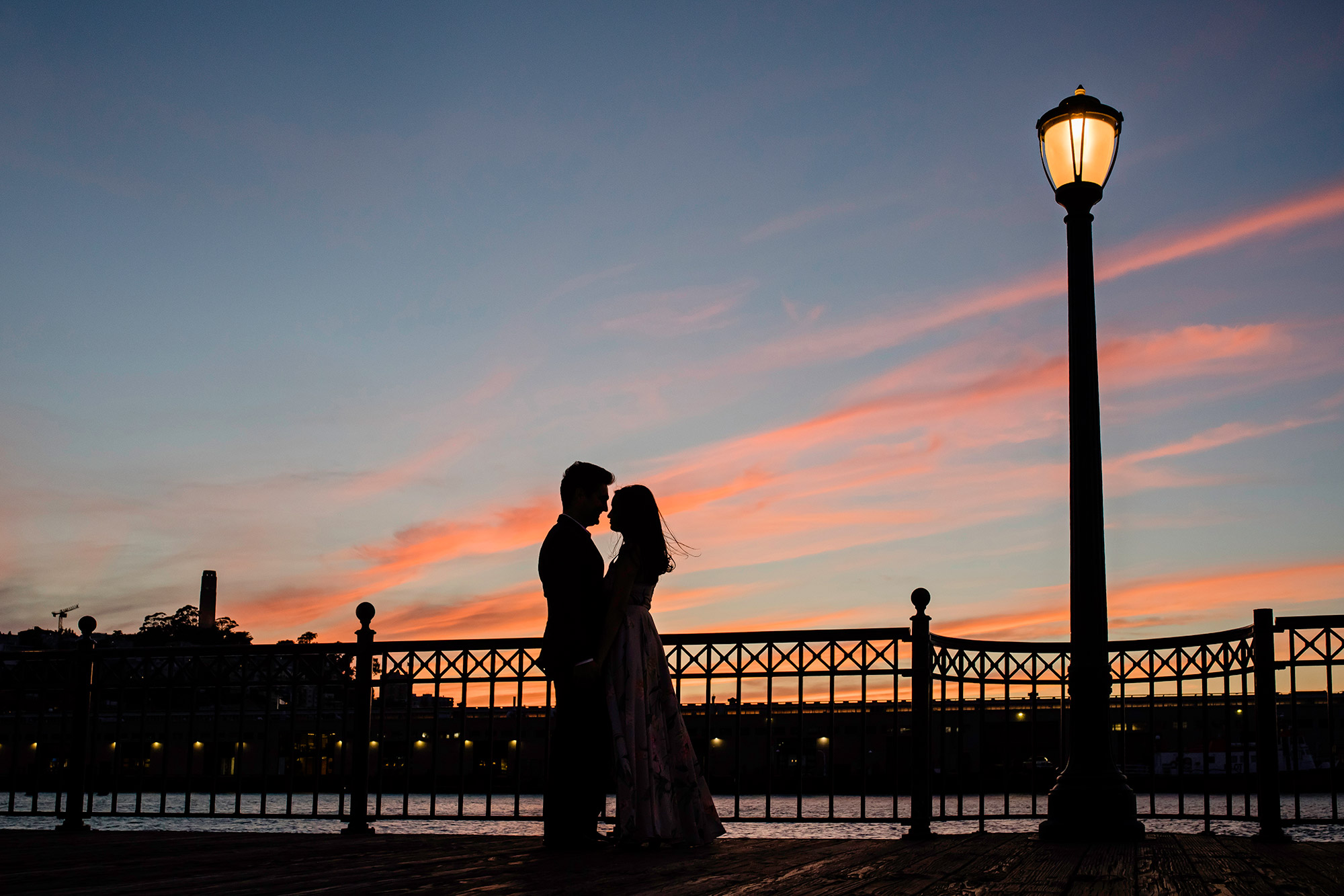 San Francisco Embarcadero engagement session by James Thomas Long Photography