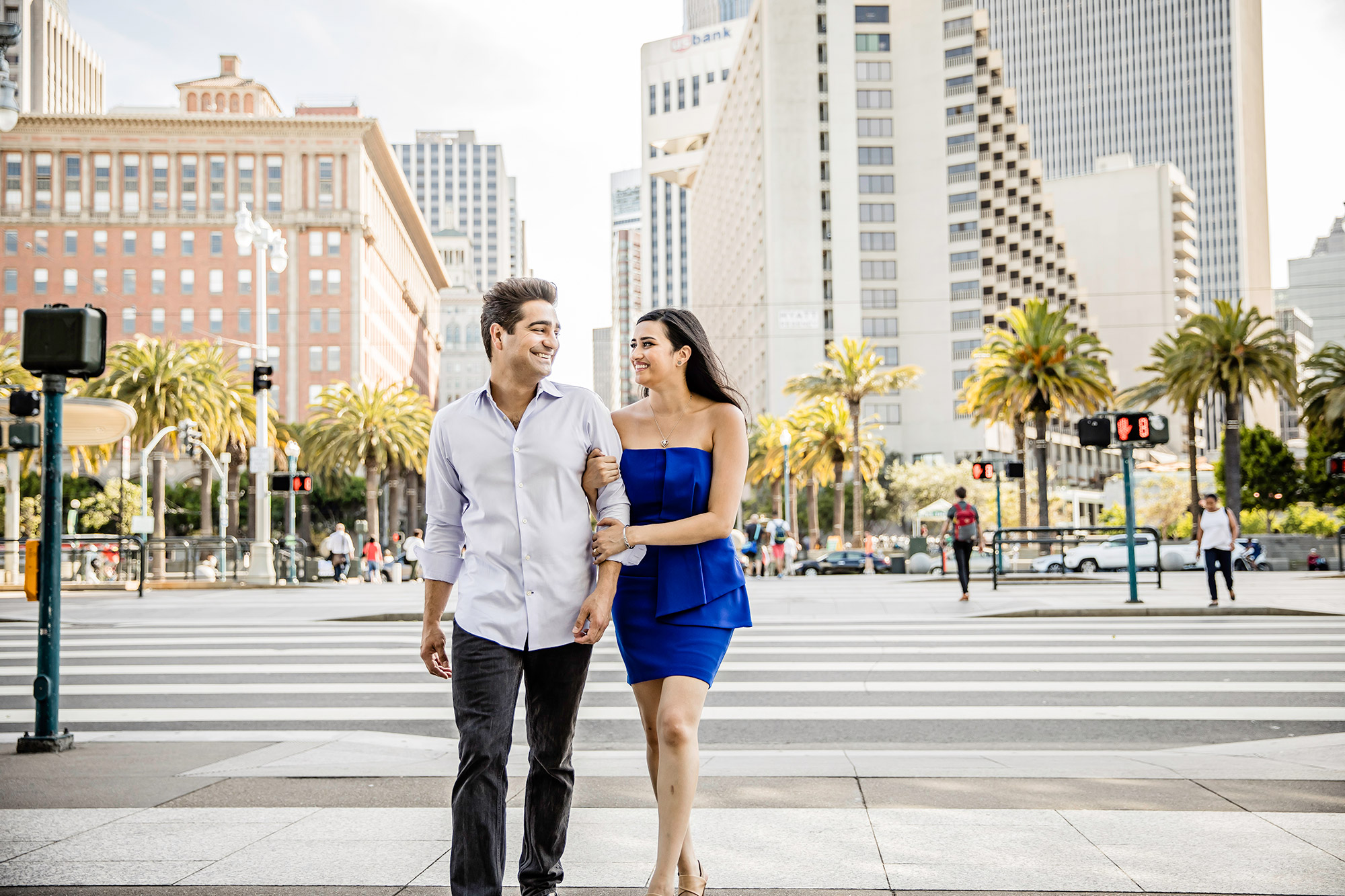 San Francisco Embarcadero engagement session by James Thomas Long Photography