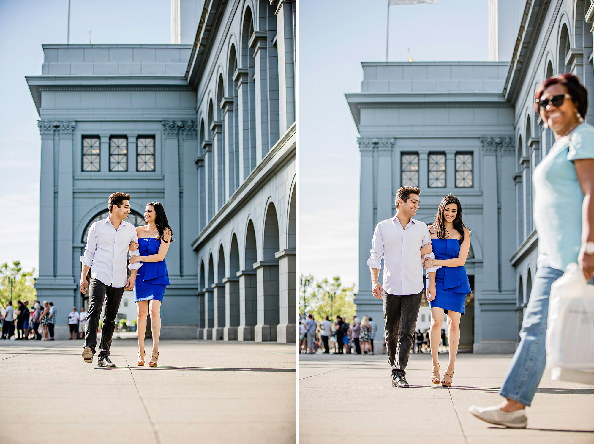 San Francisco Embarcadero engagement session by James Thomas Long Photography