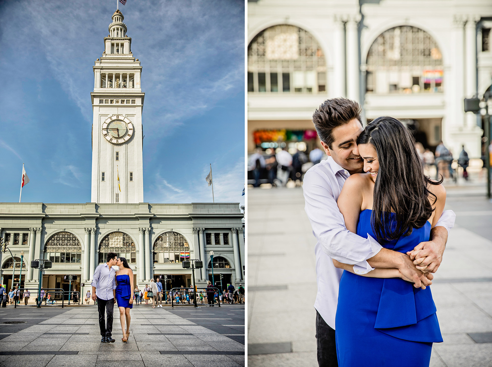 San Francisco Embarcadero engagement session by James Thomas Long Photography