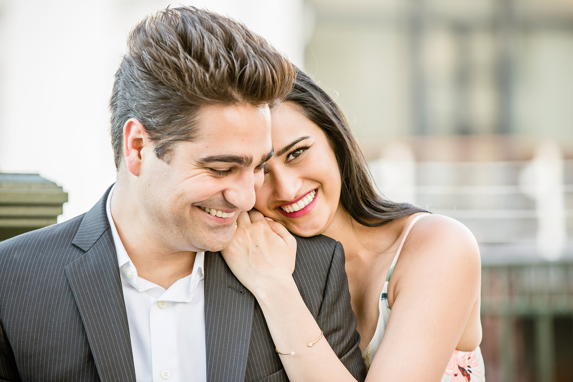 San Francisco Embarcadero engagement session by James Thomas Long Photography