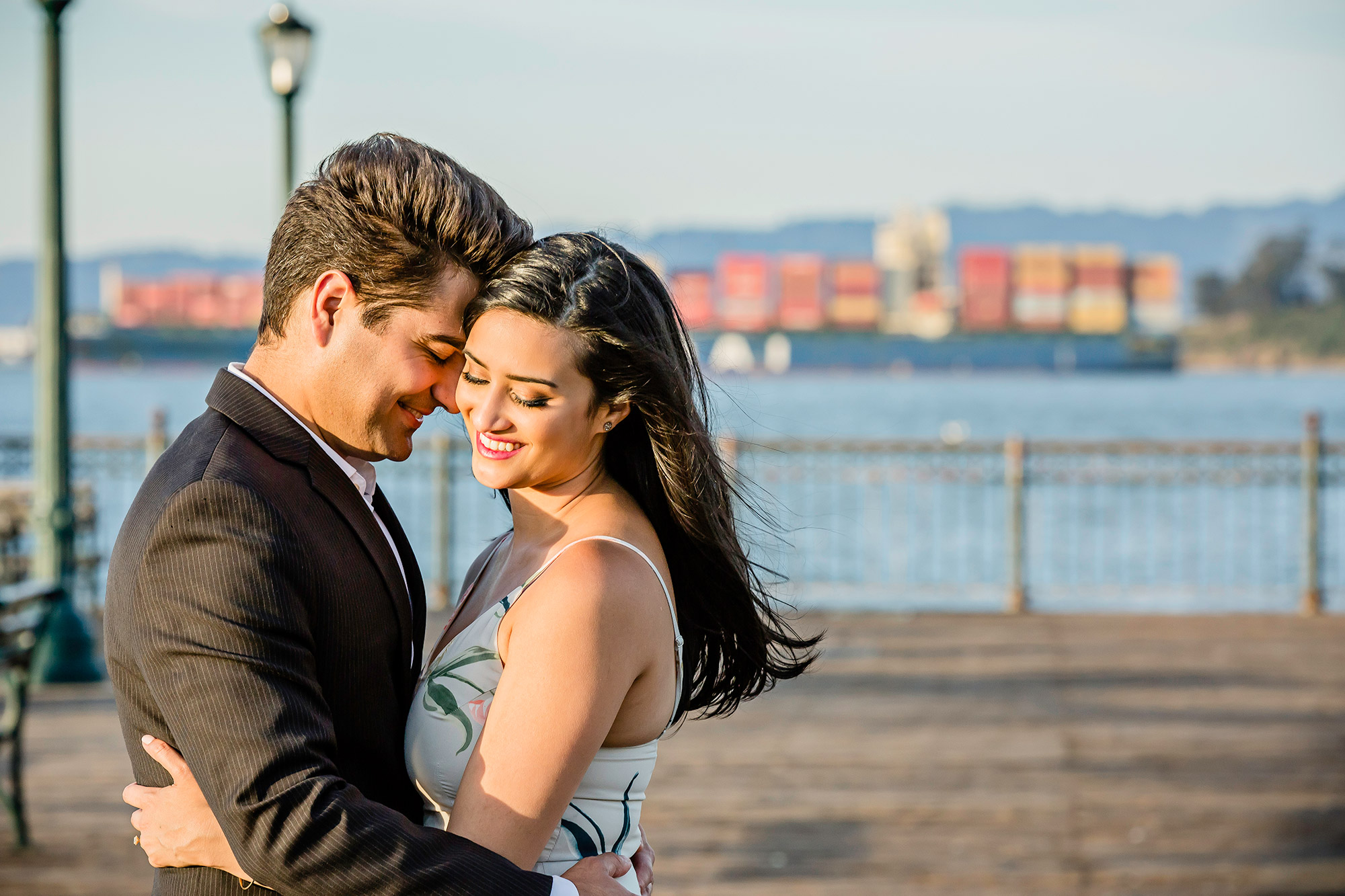 San Francisco Embarcadero engagement session by James Thomas Long Photography