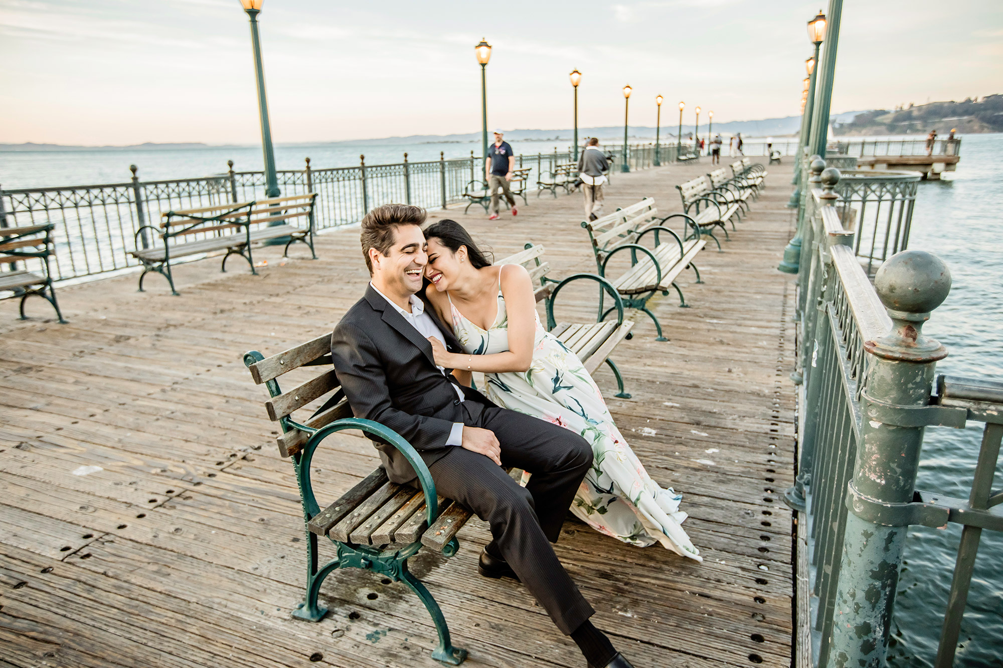 San Francisco Embarcadero engagement session by James Thomas Long Photography