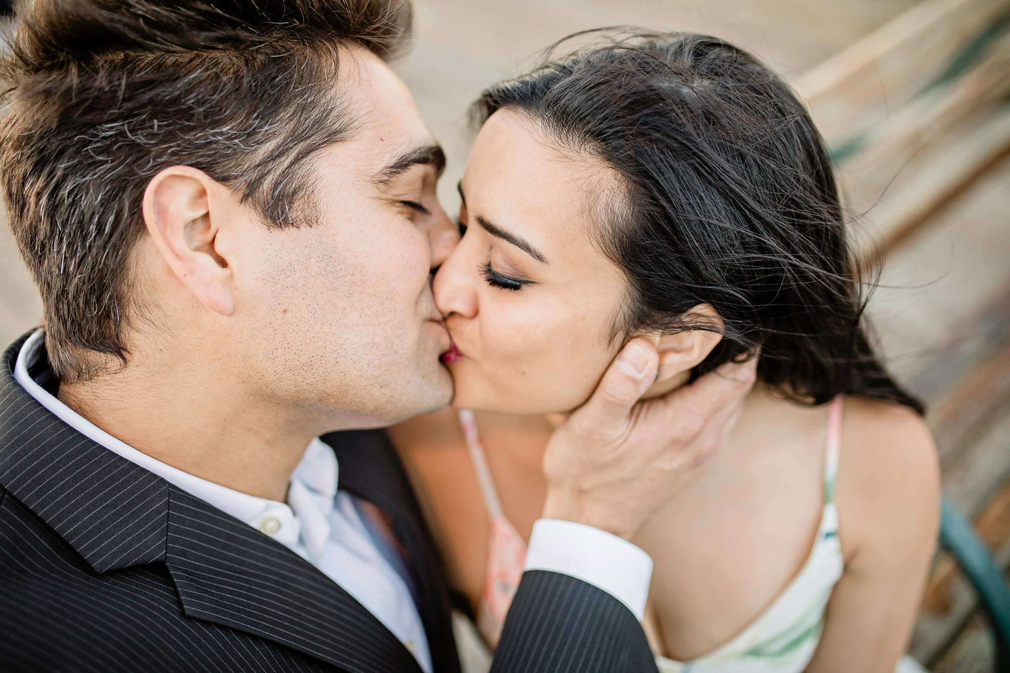 San Francisco Embarcadero engagement session by James Thomas Long Photography