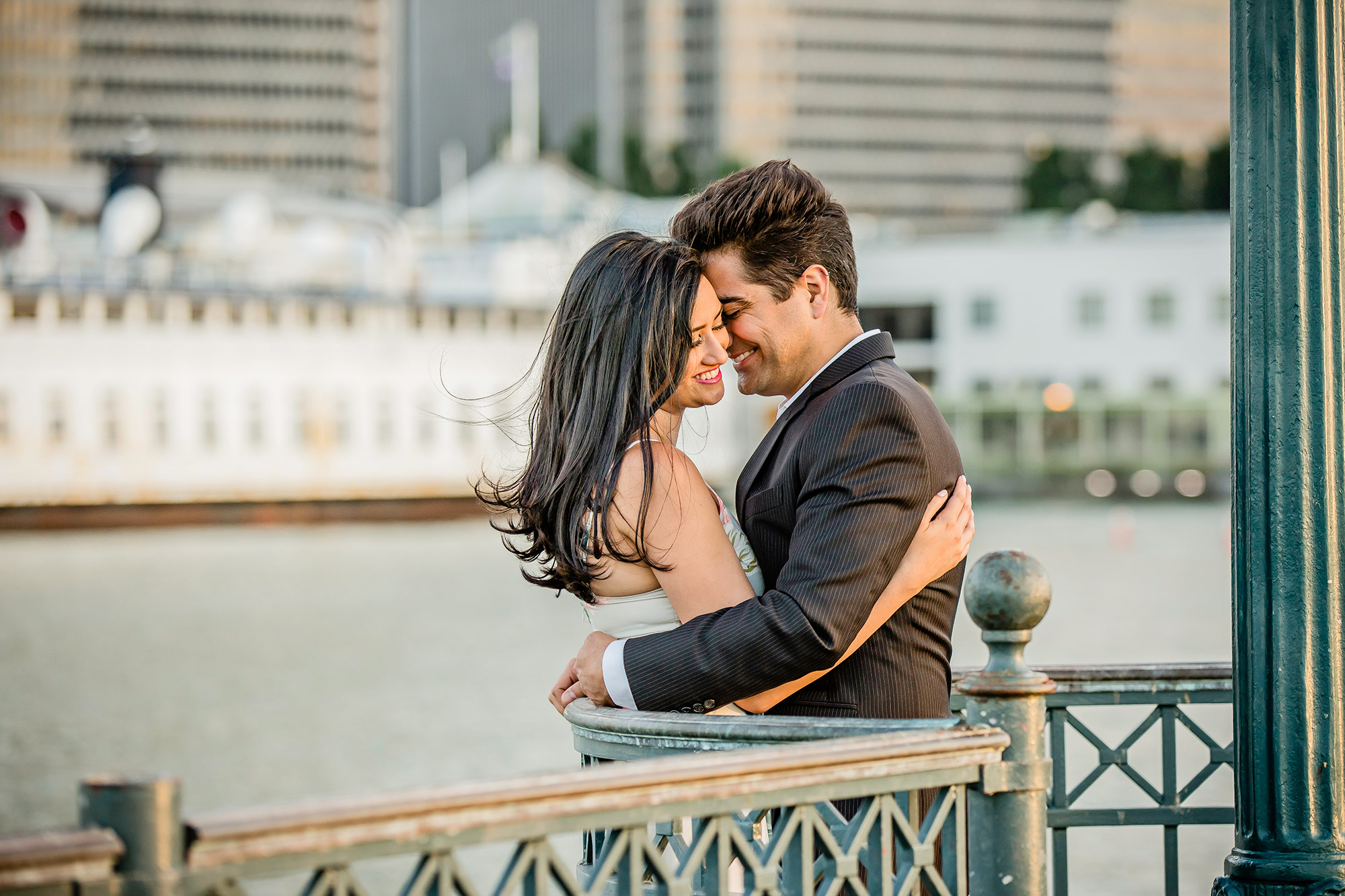 San Francisco Embarcadero engagement session by James Thomas Long Photography