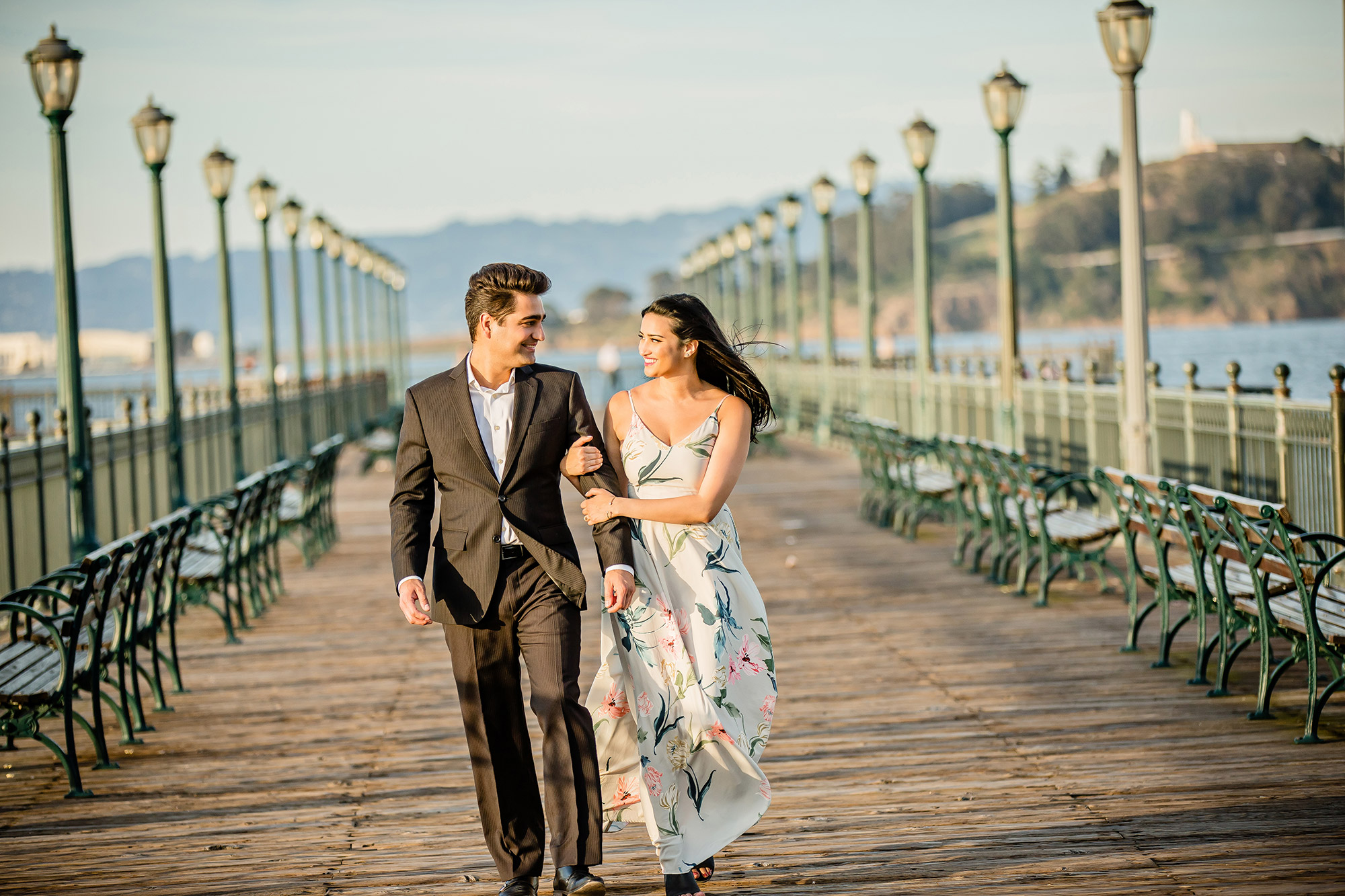 San Francisco Embarcadero engagement session by James Thomas Long Photography