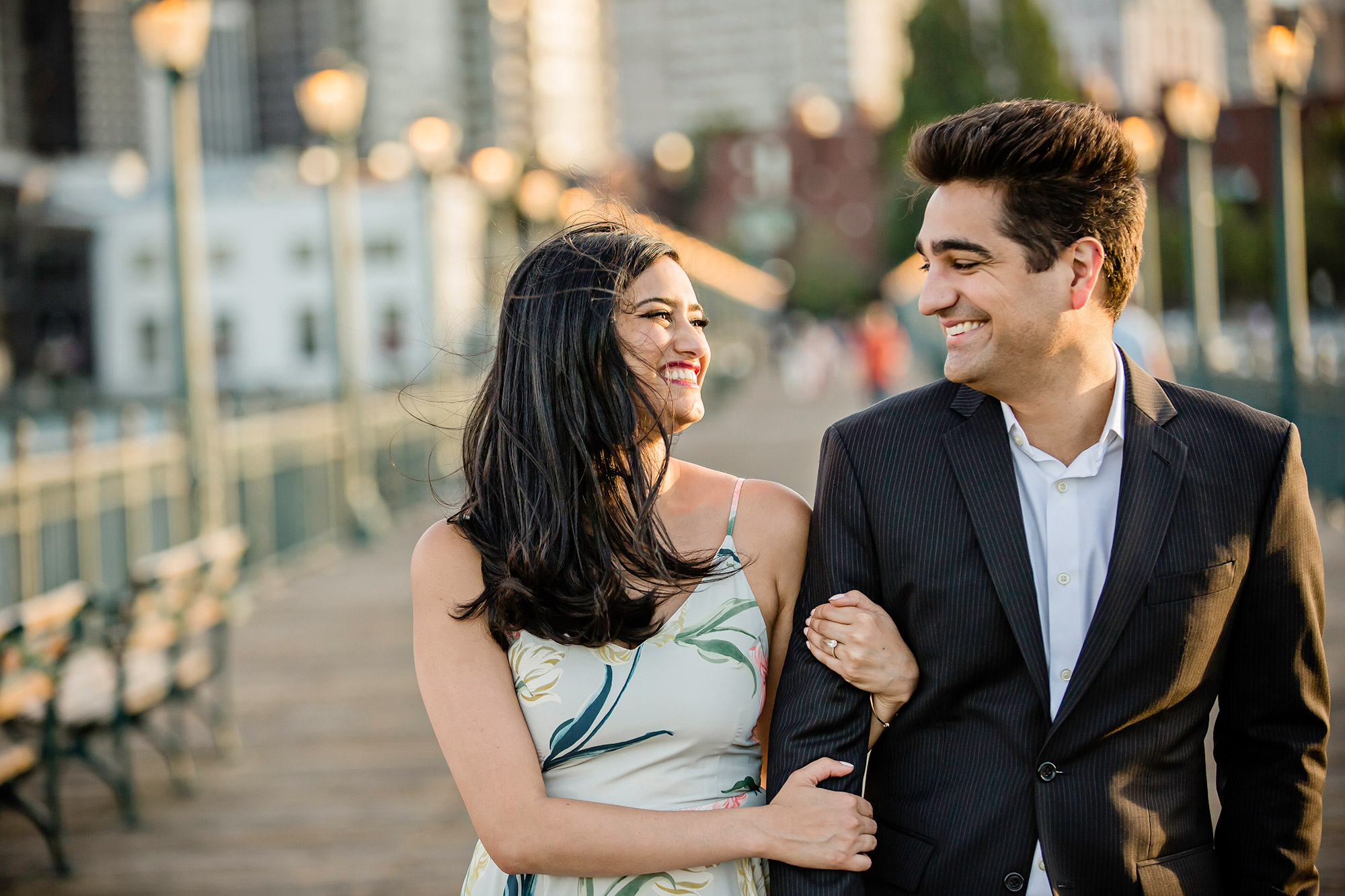 San Francisco Embarcadero engagement session by James Thomas Long Photography