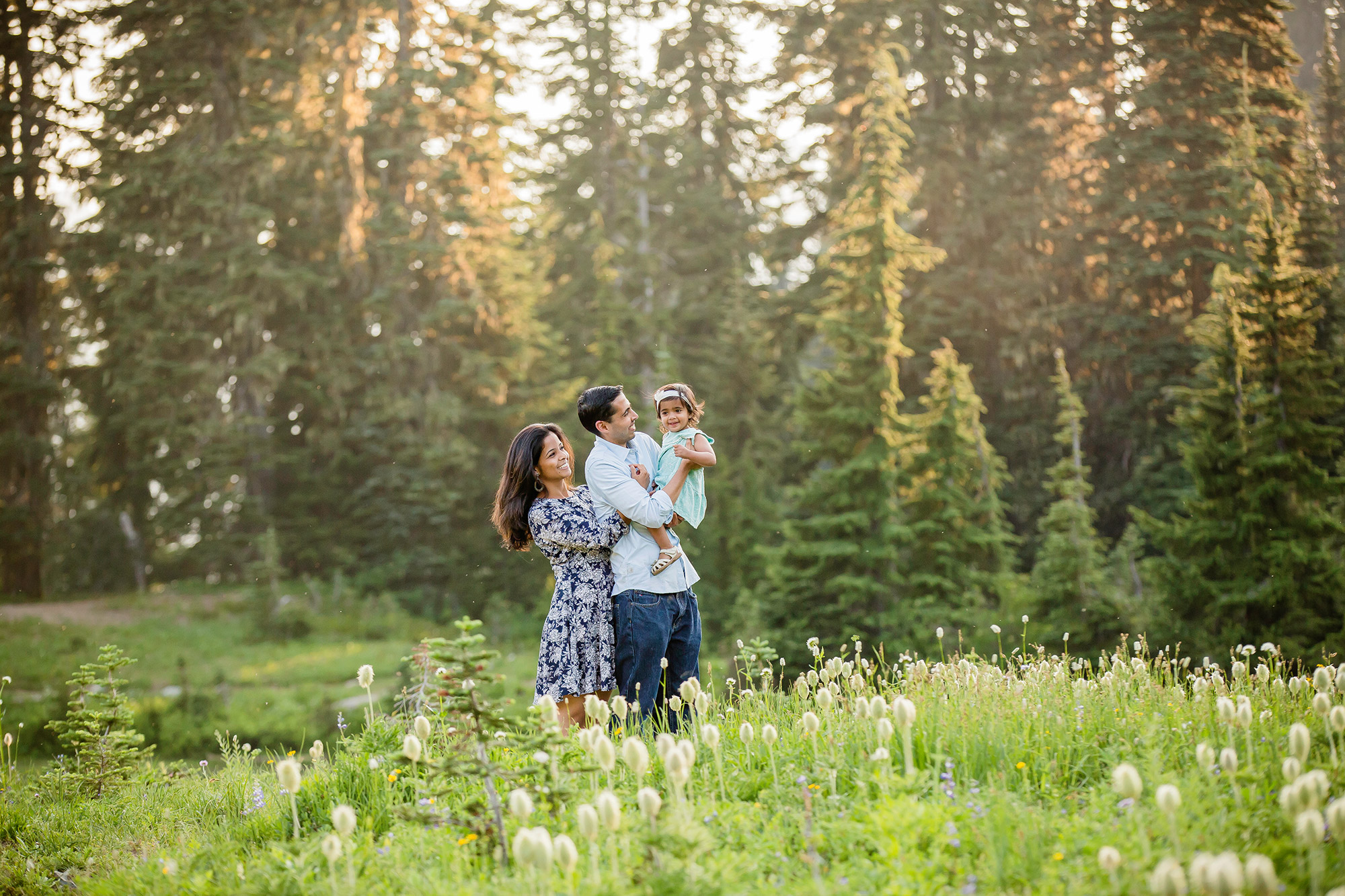 Pacific Northwest Mount Rainier Family Session by James Thomas Long Photography