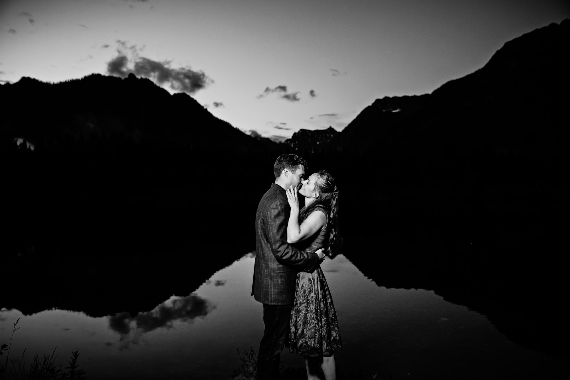 Snoqualmie pass engagement session by James Thomas Long Photography