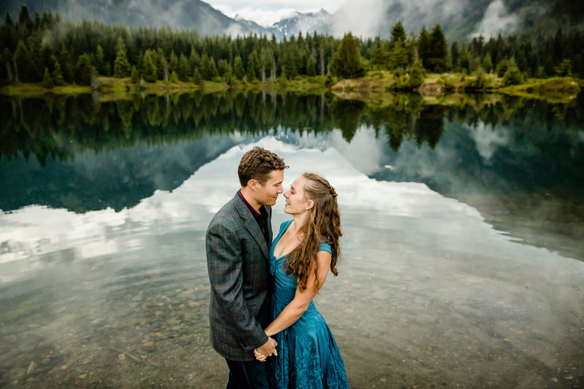 Snoqualmie pass engagement session by James Thomas Long Photography