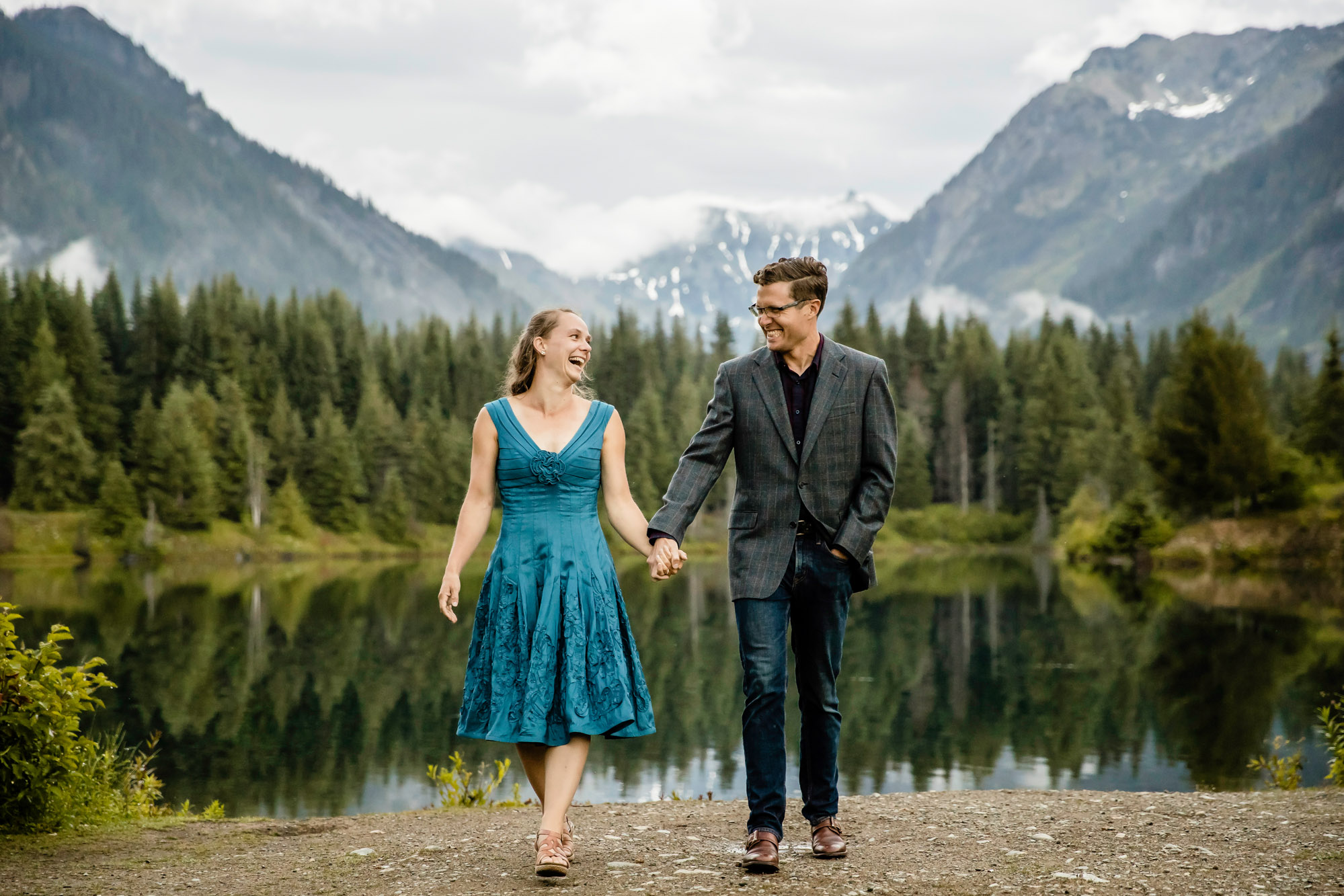 Snoqualmie pass engagement session by James Thomas Long Photography