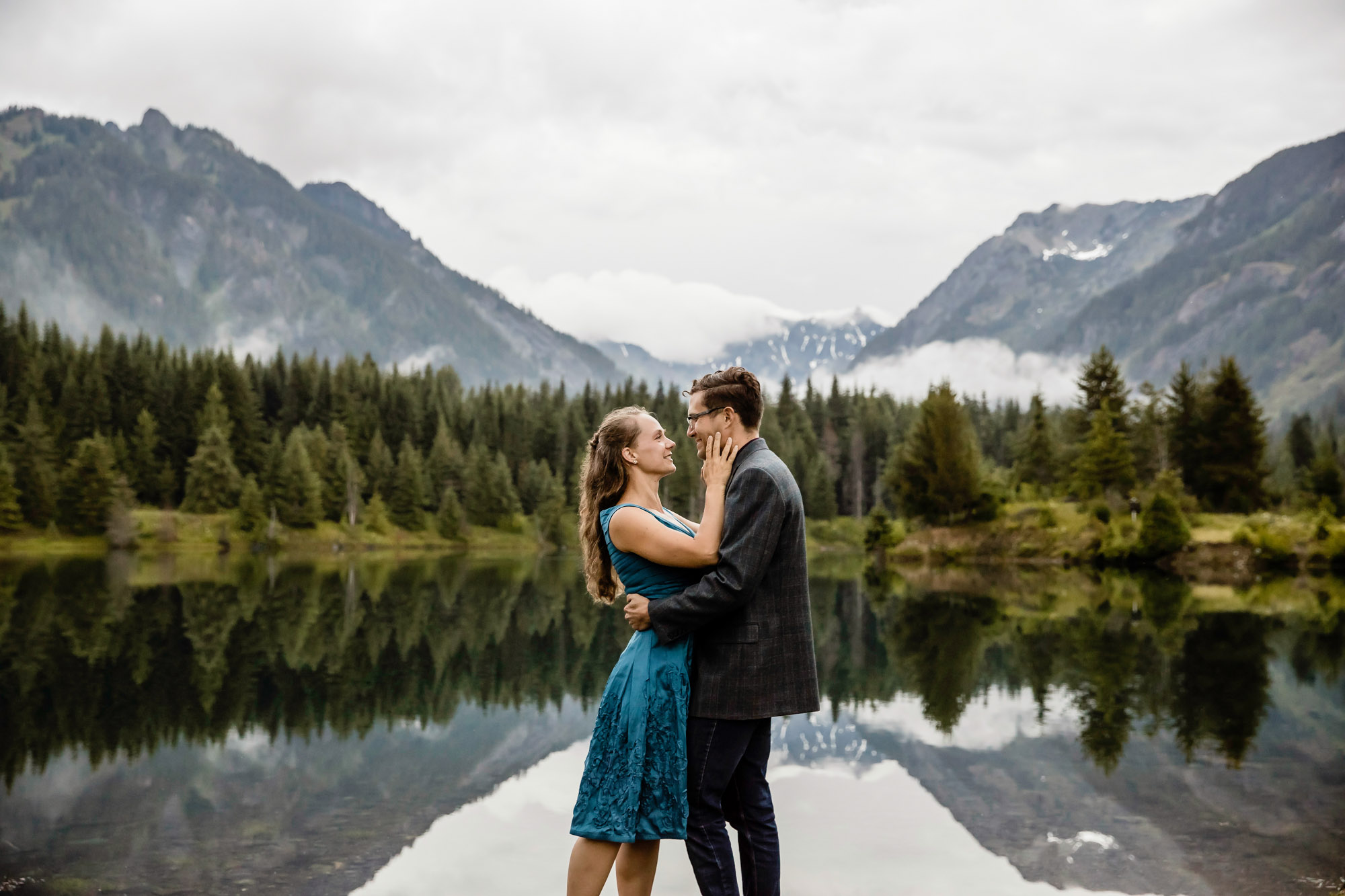 Snoqualmie pass engagement session by James Thomas Long Photography