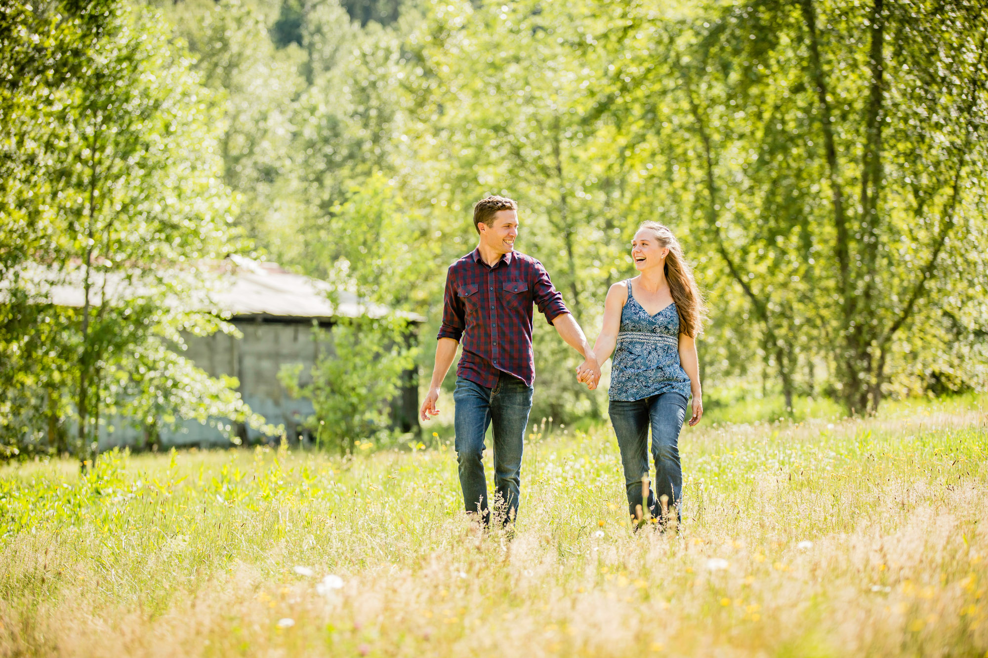 Snoqualmie engagement session by James Thomas Long Photography