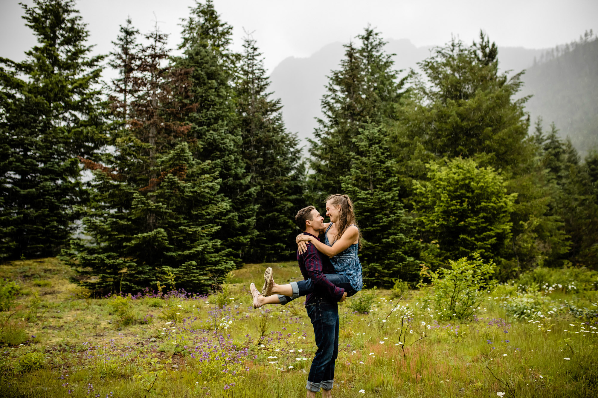 Snoqualmie pass engagement session by James Thomas Long Photography