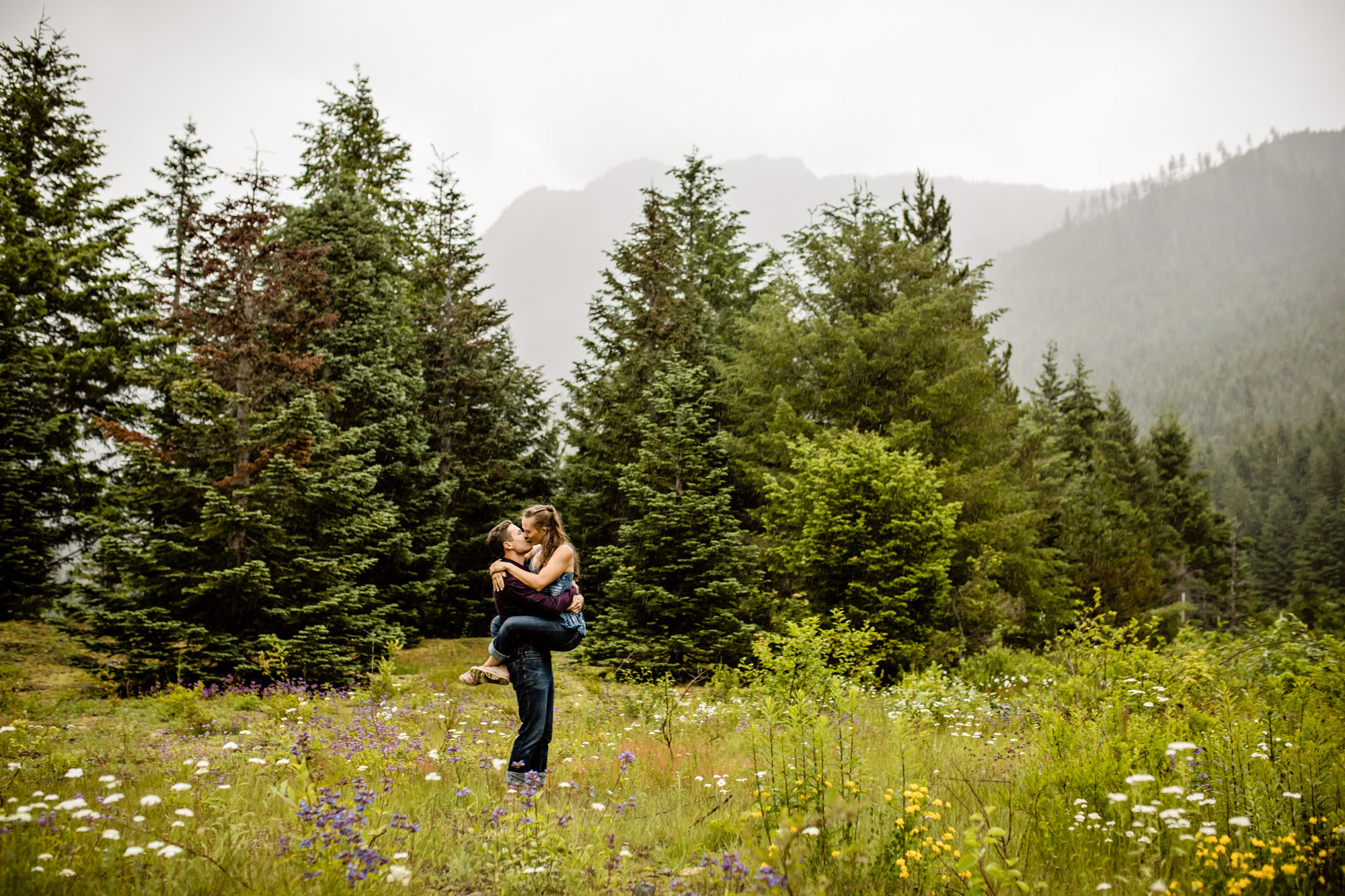 Snoqualmie pass engagement session by James Thomas Long Photography