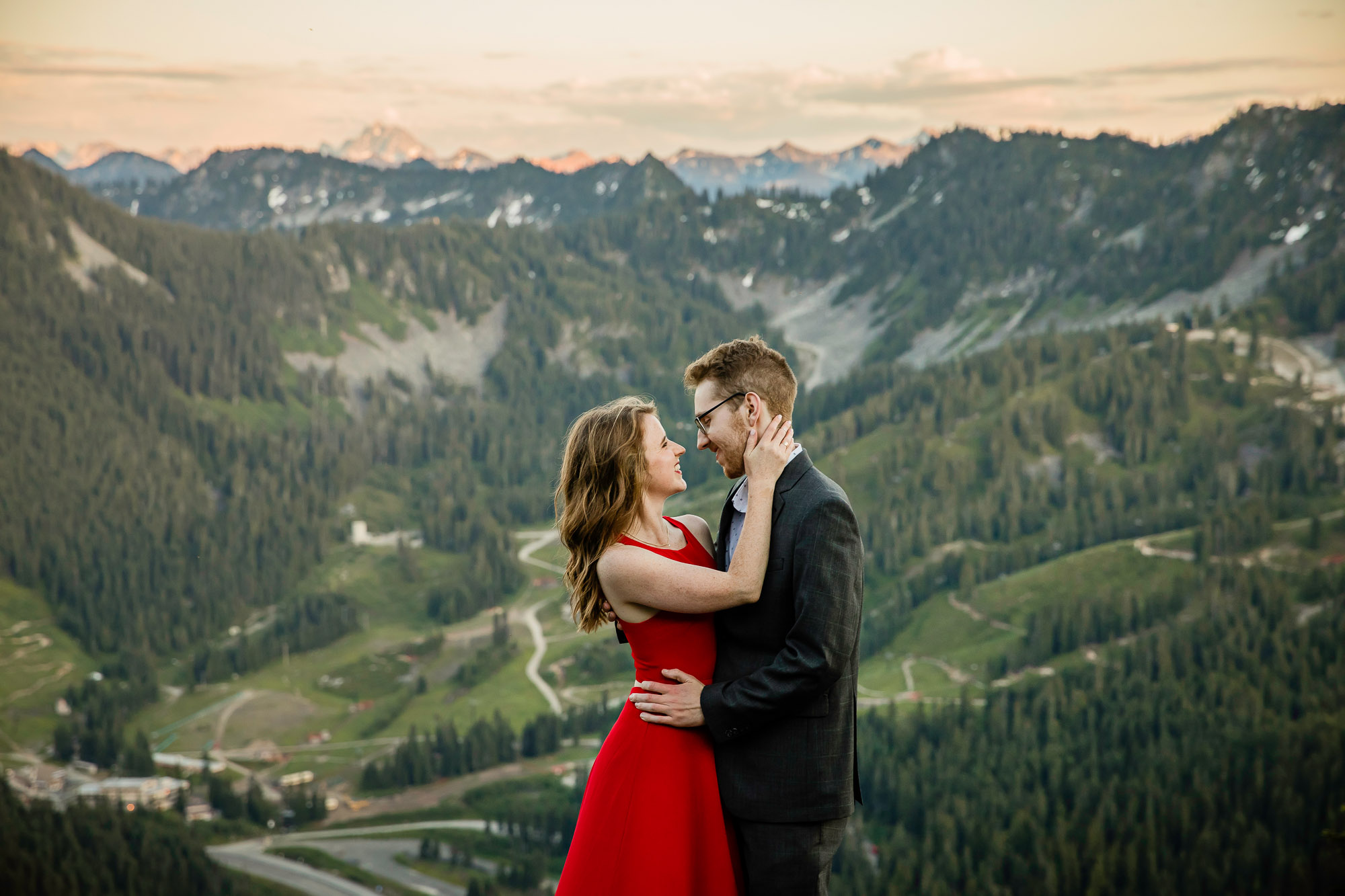 Adventure engagement session in the cascade mountains by Seattle wedding photographer James Thomas Long Photography