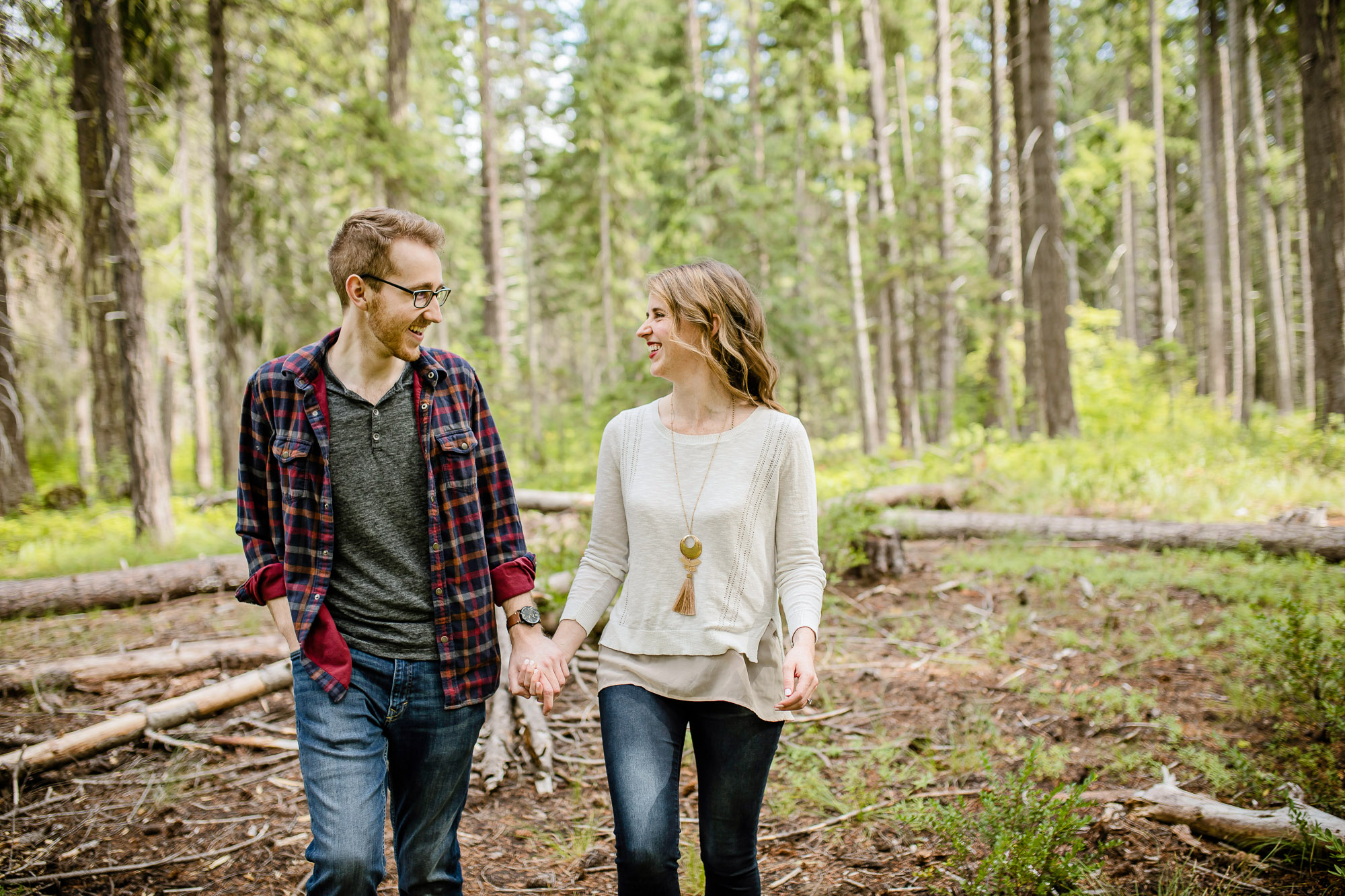 Adventure engagement session in the cascade mountains by Seattle wedding photographer James Thomas Long Photography