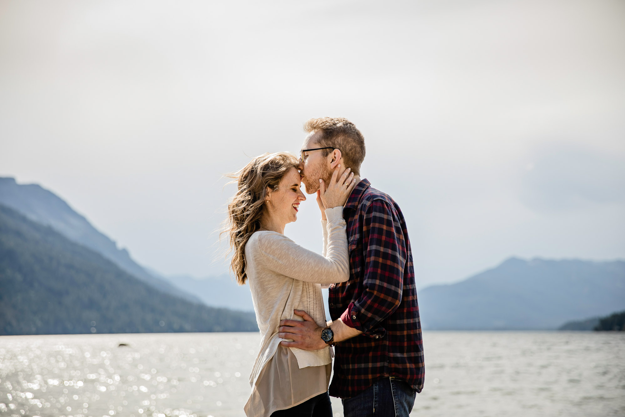 Adventure engagement session in the cascade mountains by Seattle wedding photographer James Thomas Long Photography