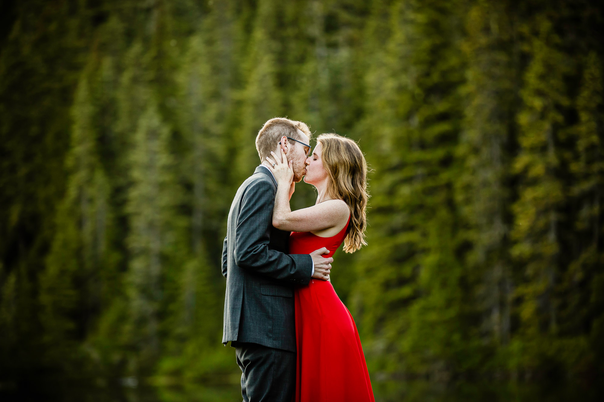 Adventure engagement session in the cascade mountains by Seattle wedding photographer James Thomas Long Photography